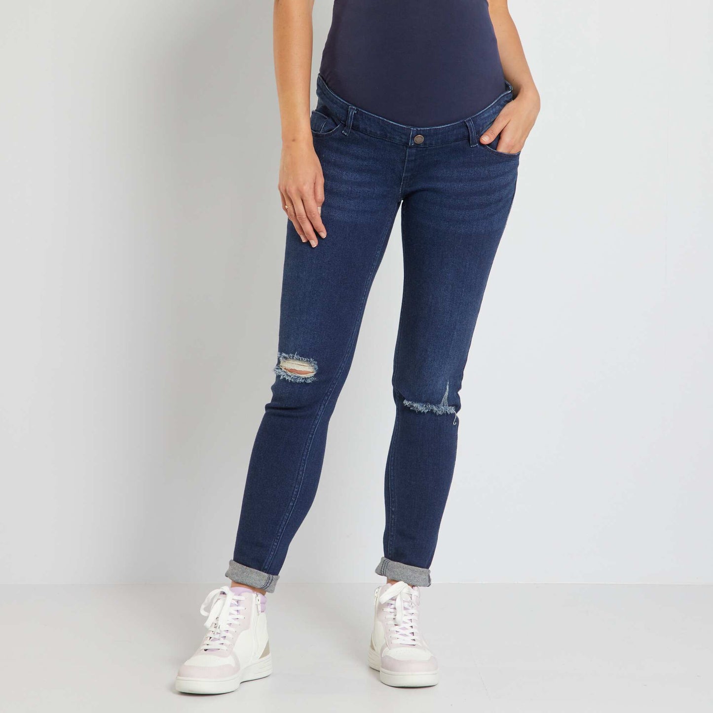 Jean slim grossesse L30 Brut