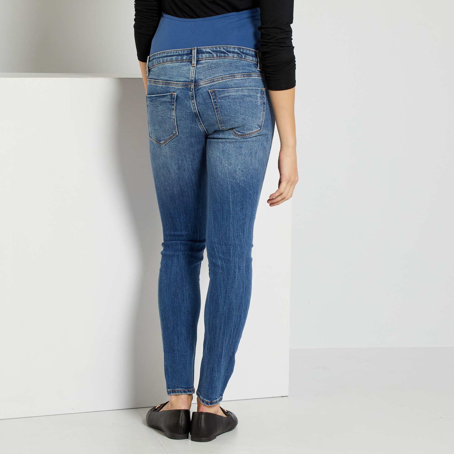 Jean slim grossesse L30 Stone