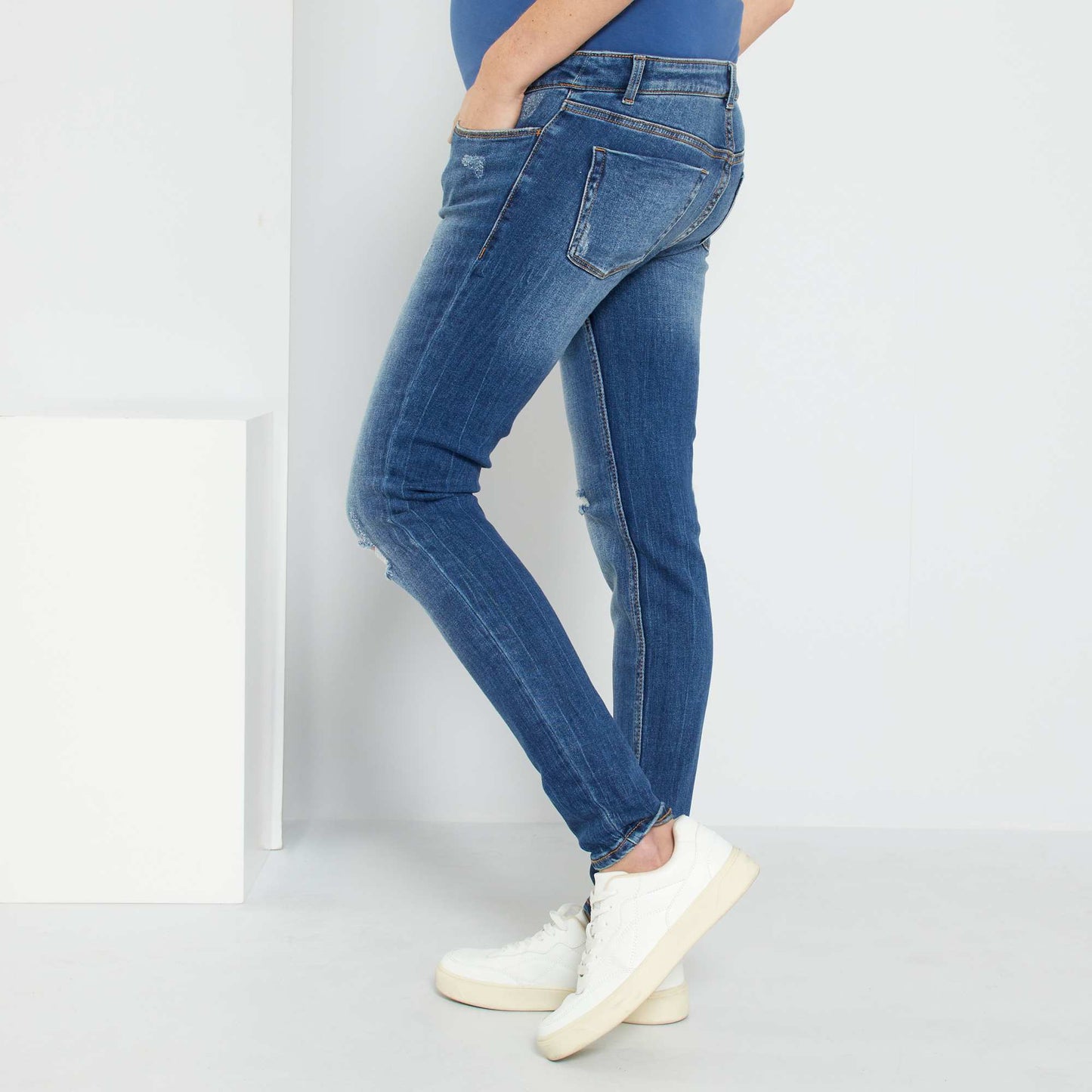 Jean slim grossesse L30 Stone