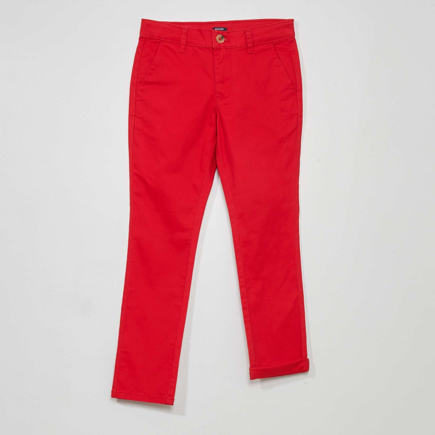 Pantalon chino Rouge