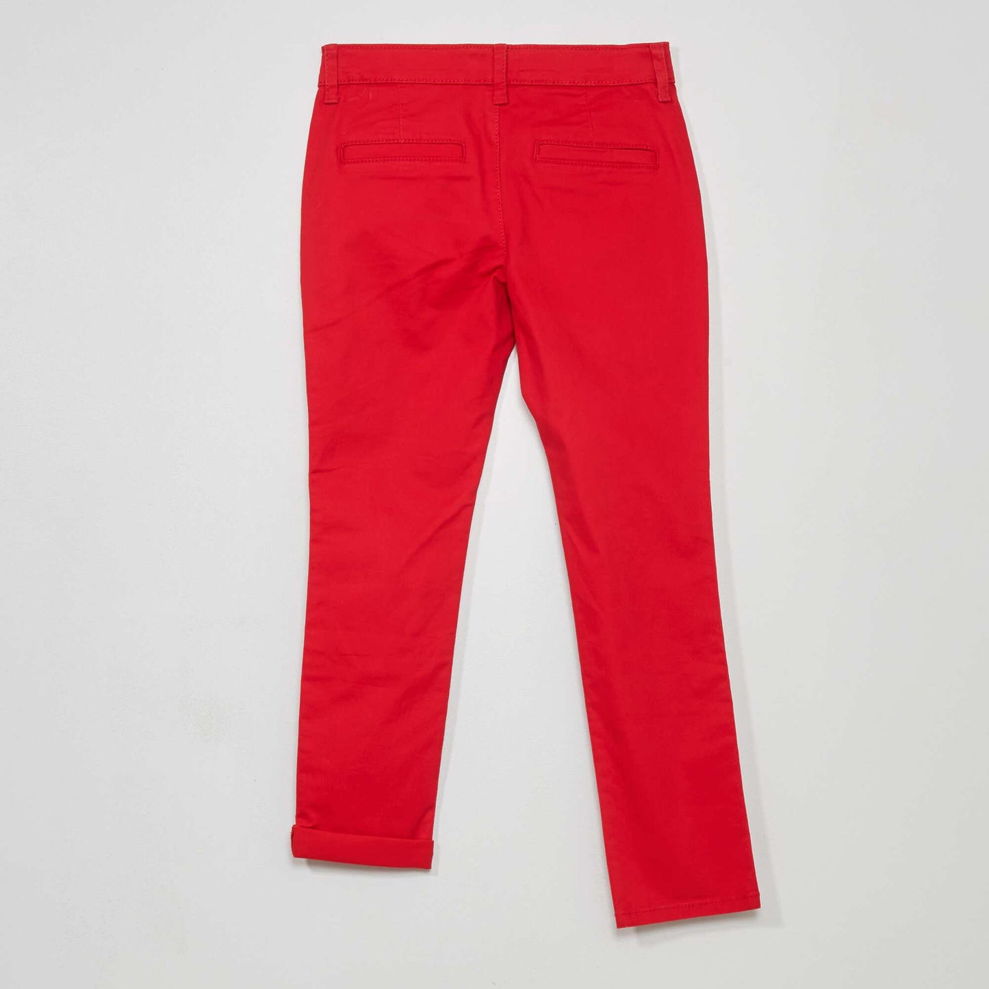 Pantalon chino Rouge