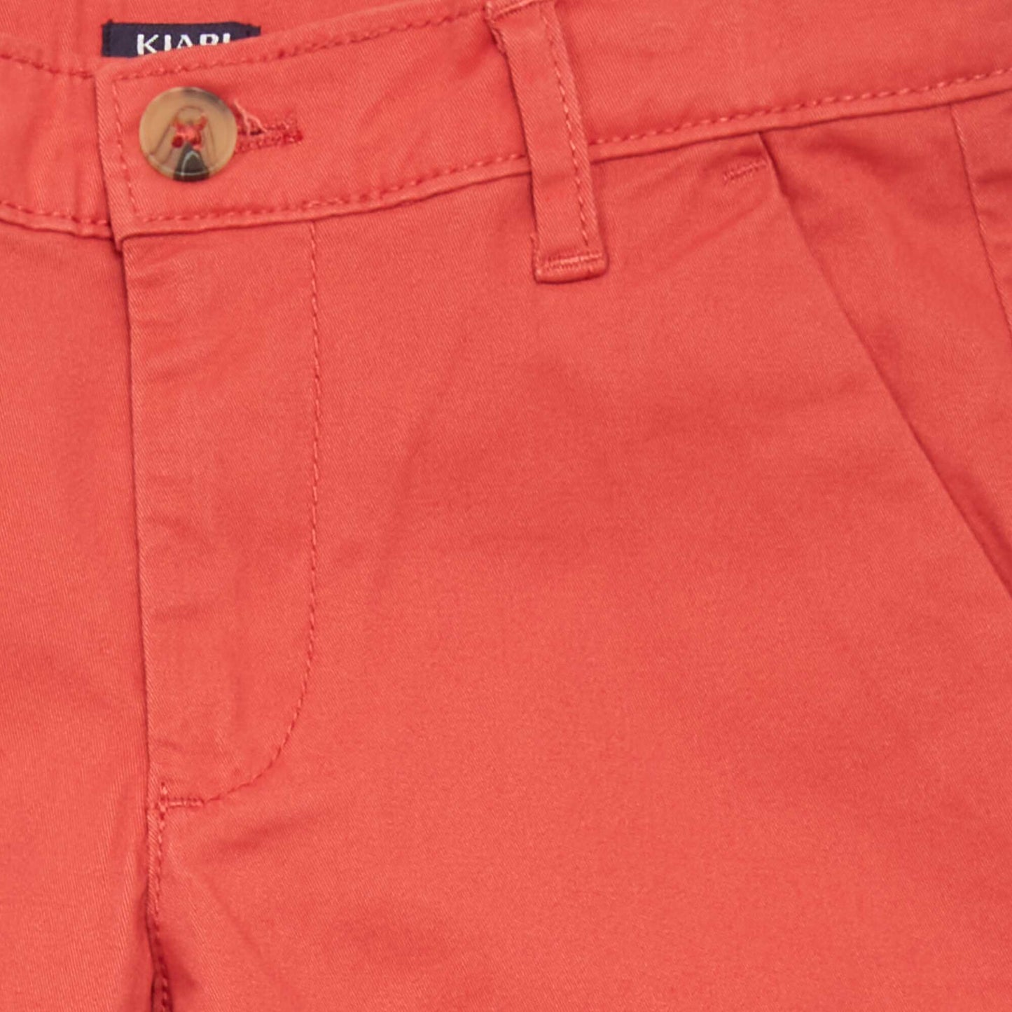 Pantalon chino rouge framboise