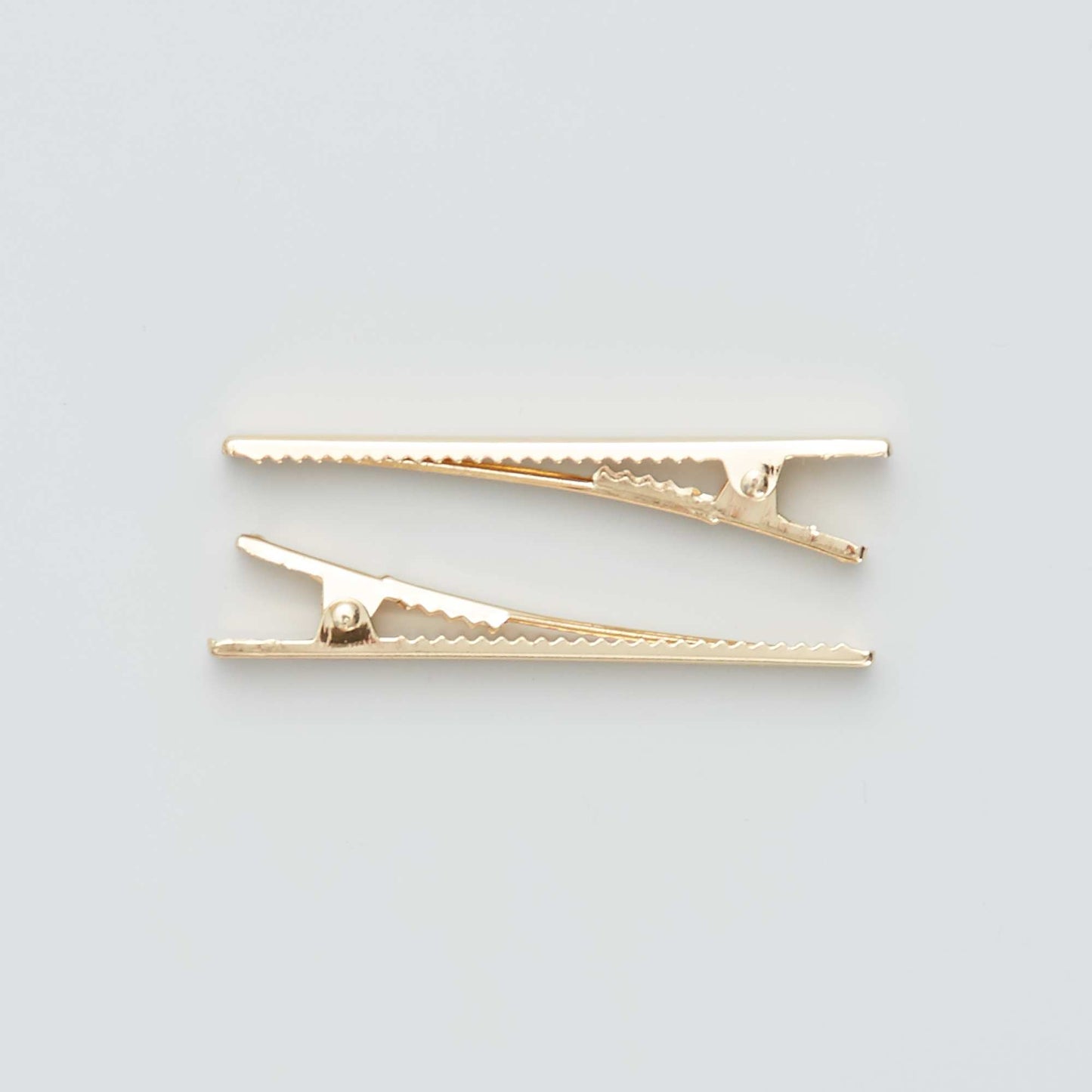 Lot de 4 pinces crocodiles dor