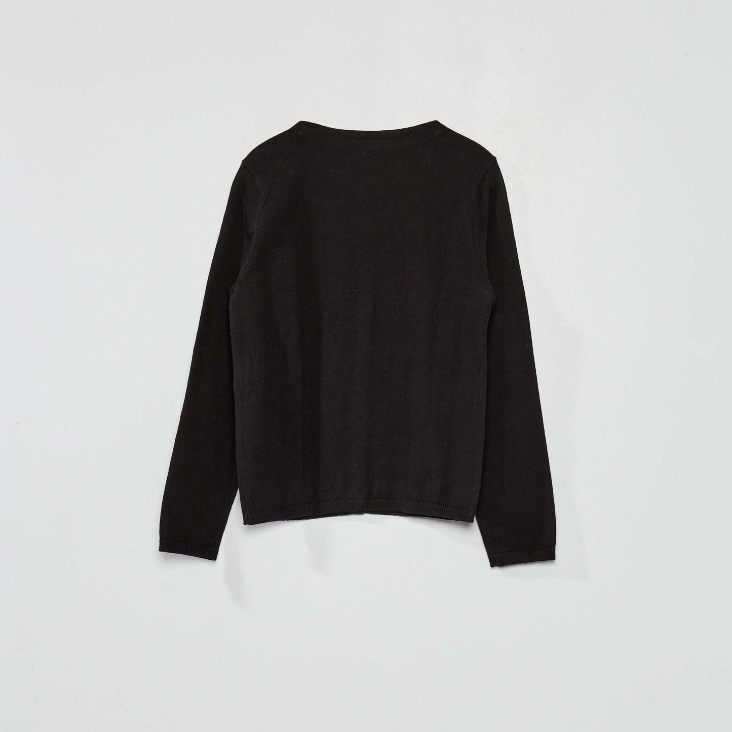 Gilet en maille fine noir