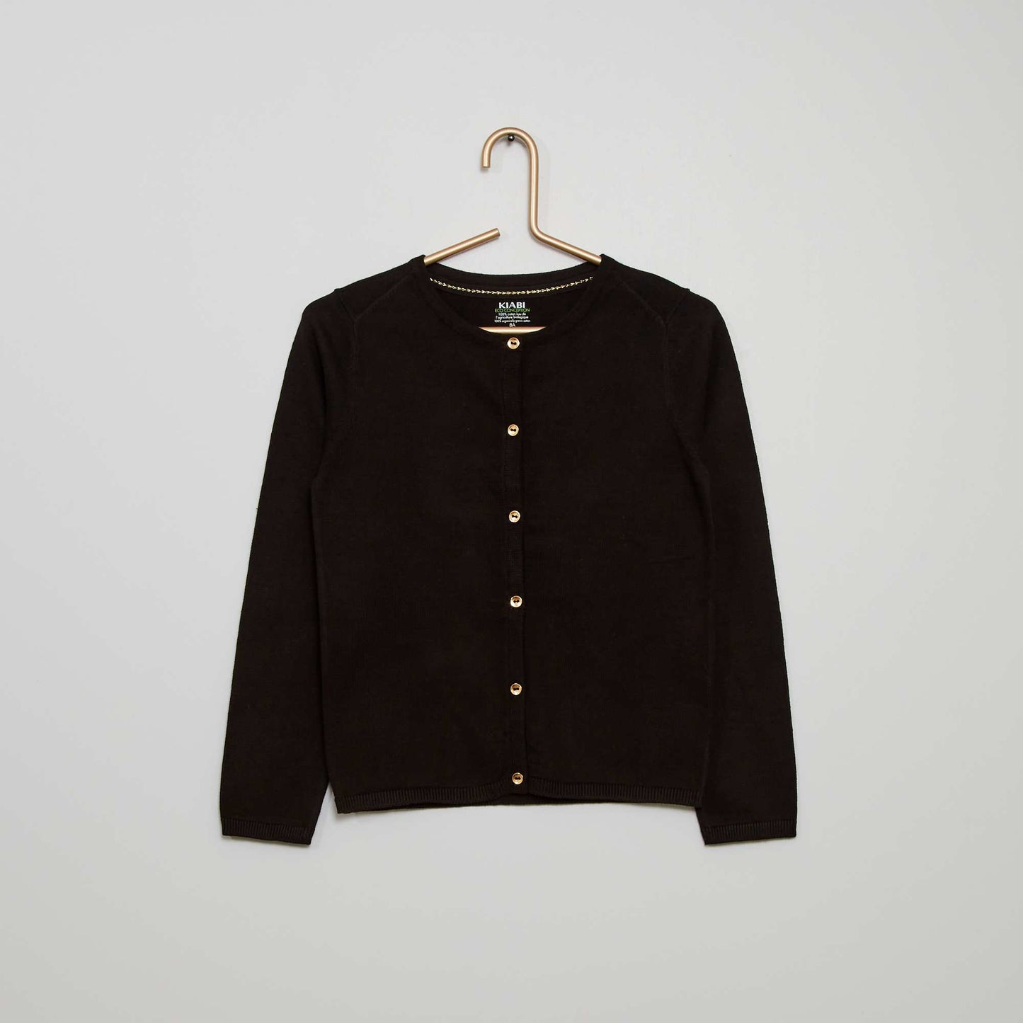 Gilet en maille fine noir