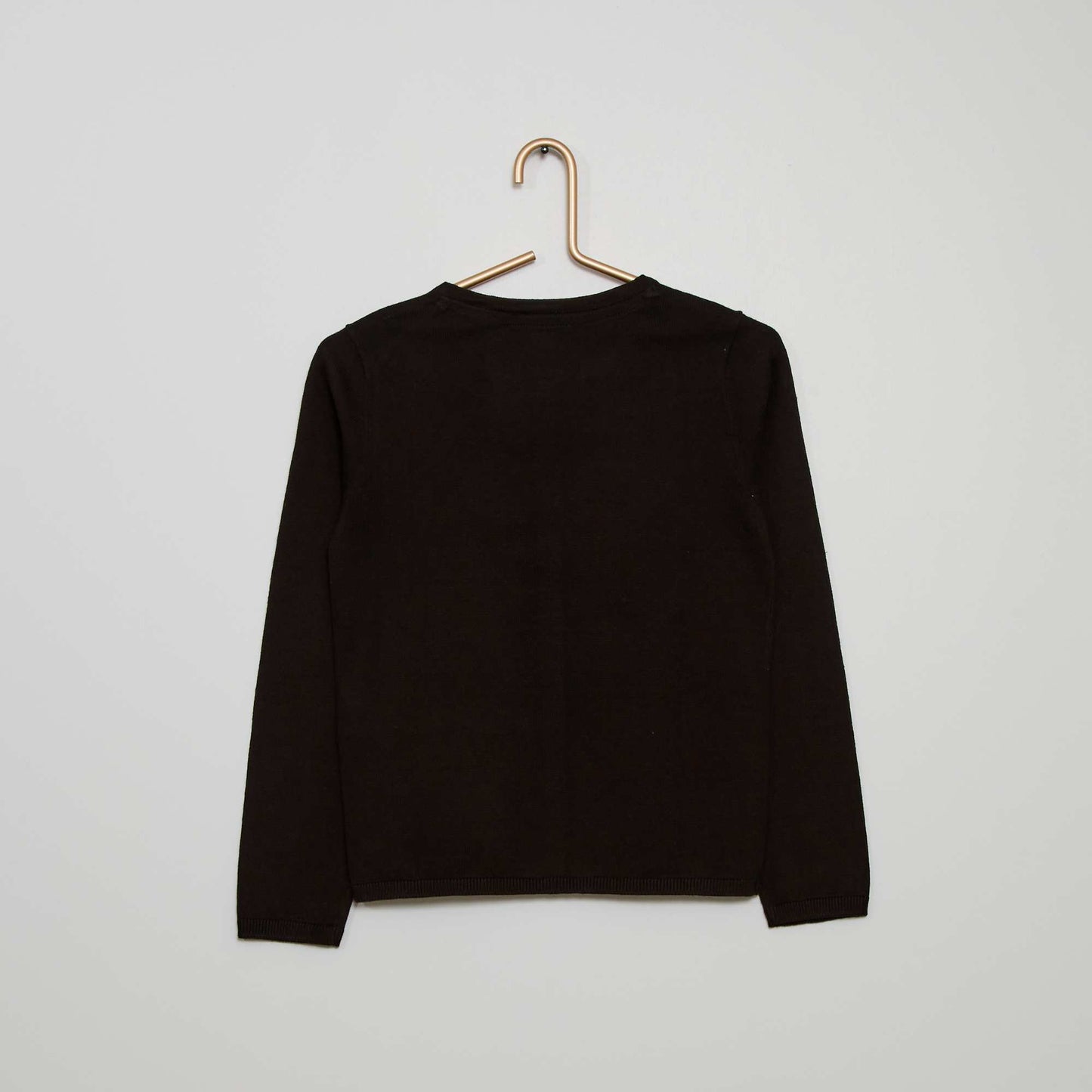 Gilet en maille fine noir