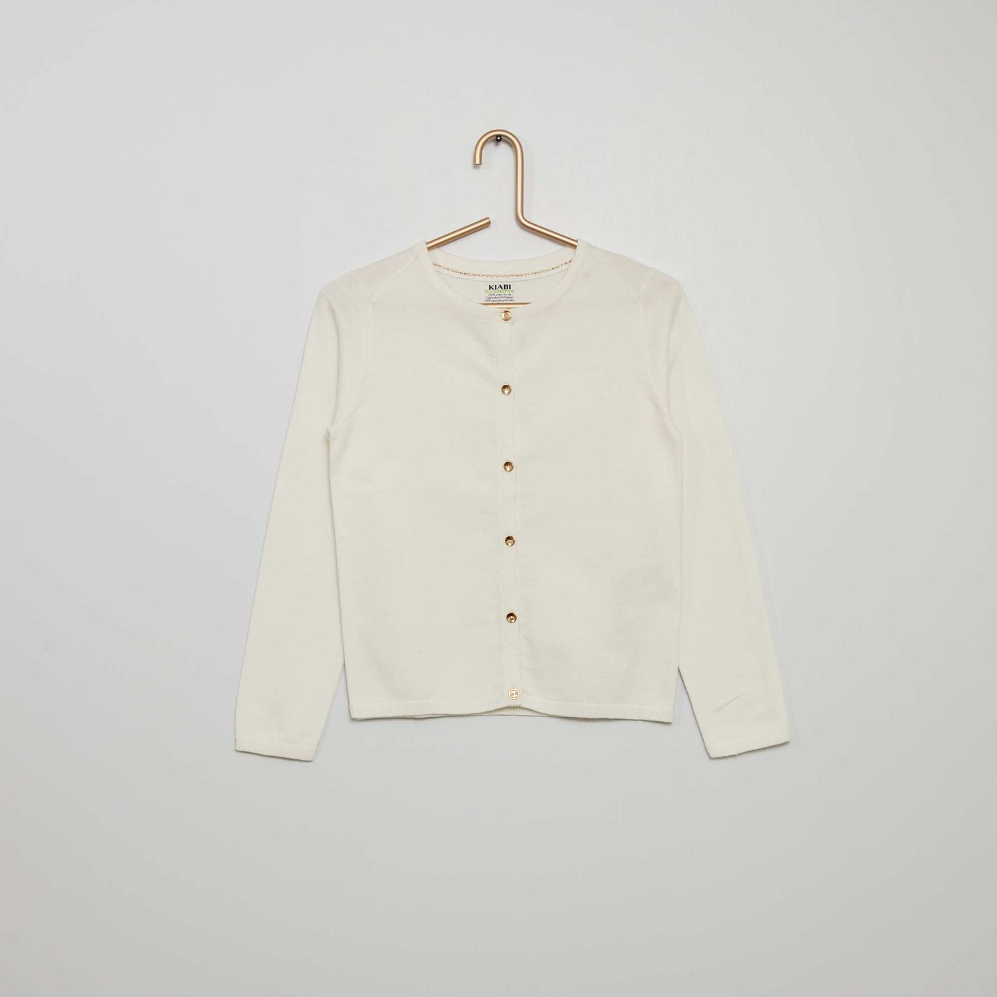 Gilet en maille fine blanc