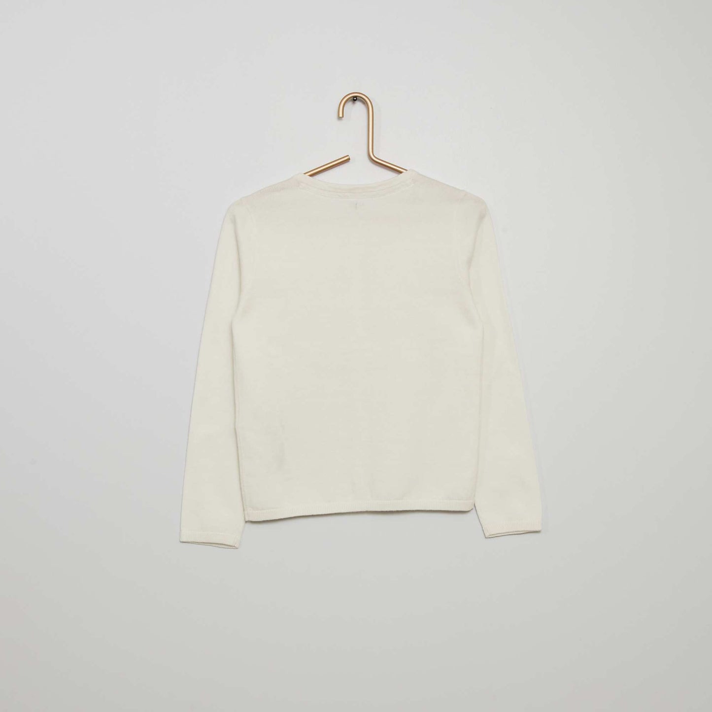 Gilet en maille fine blanc