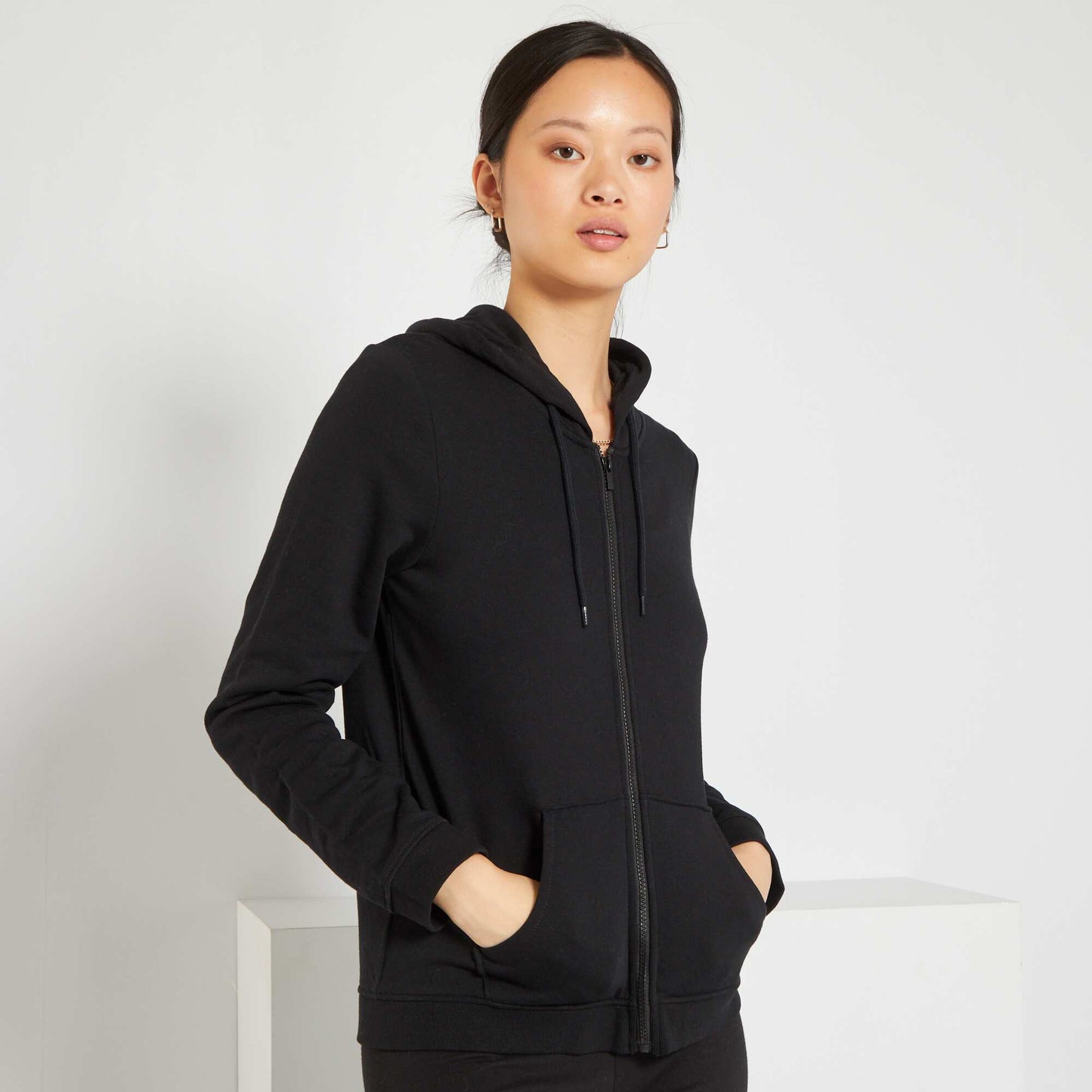 Sweat zipp noir