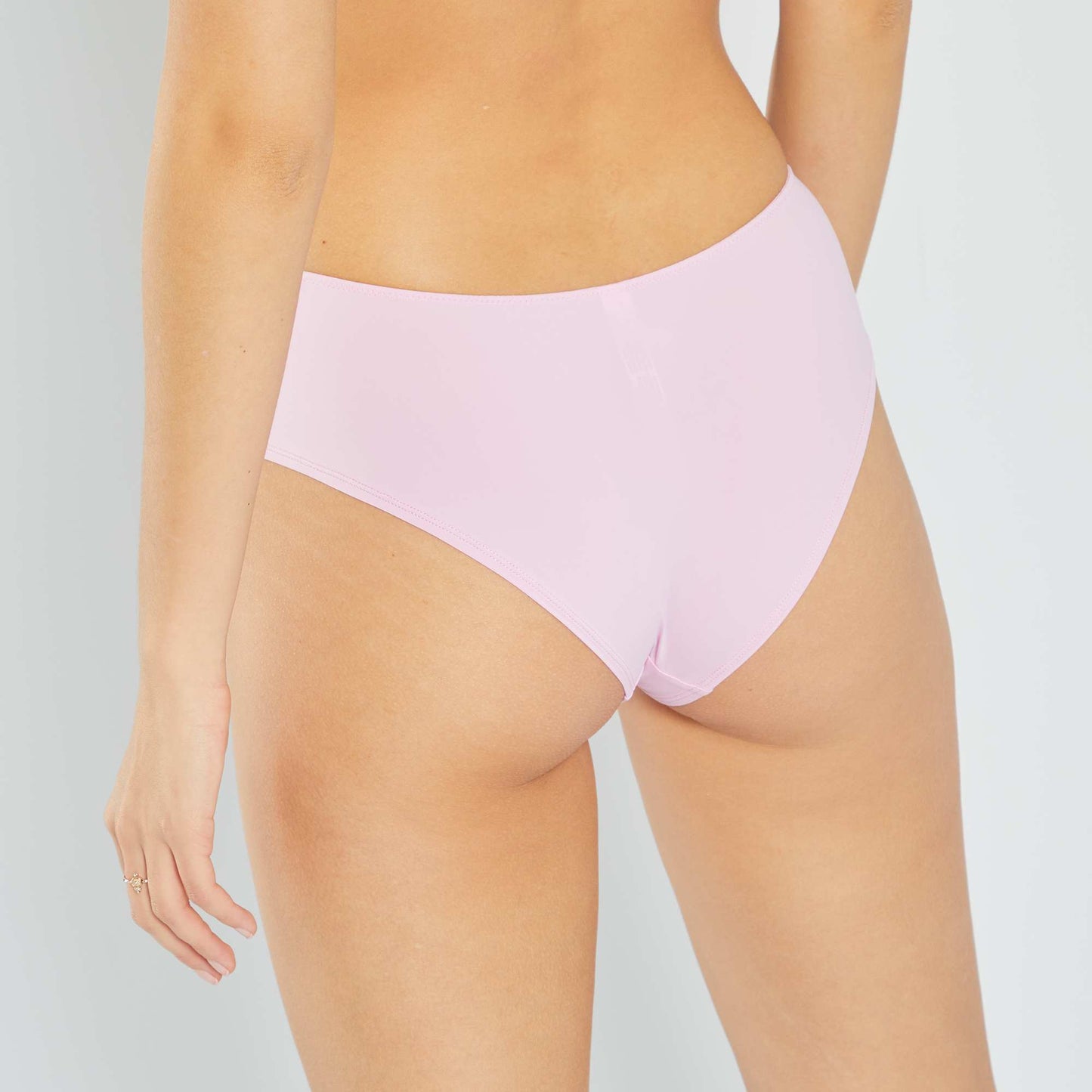 Shorty micro et dentelle Rose lilas
