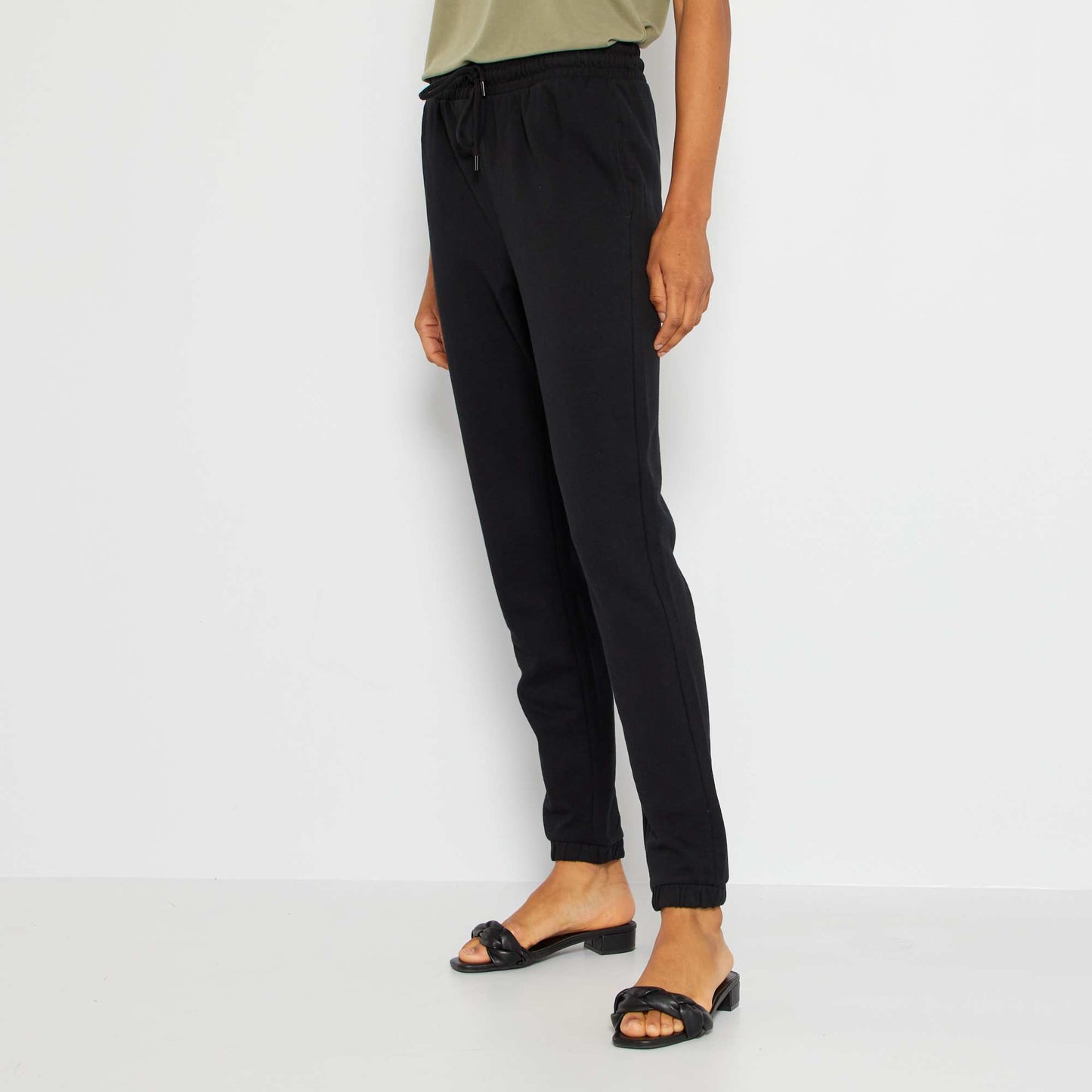 Pantalon de sport en molleton noir