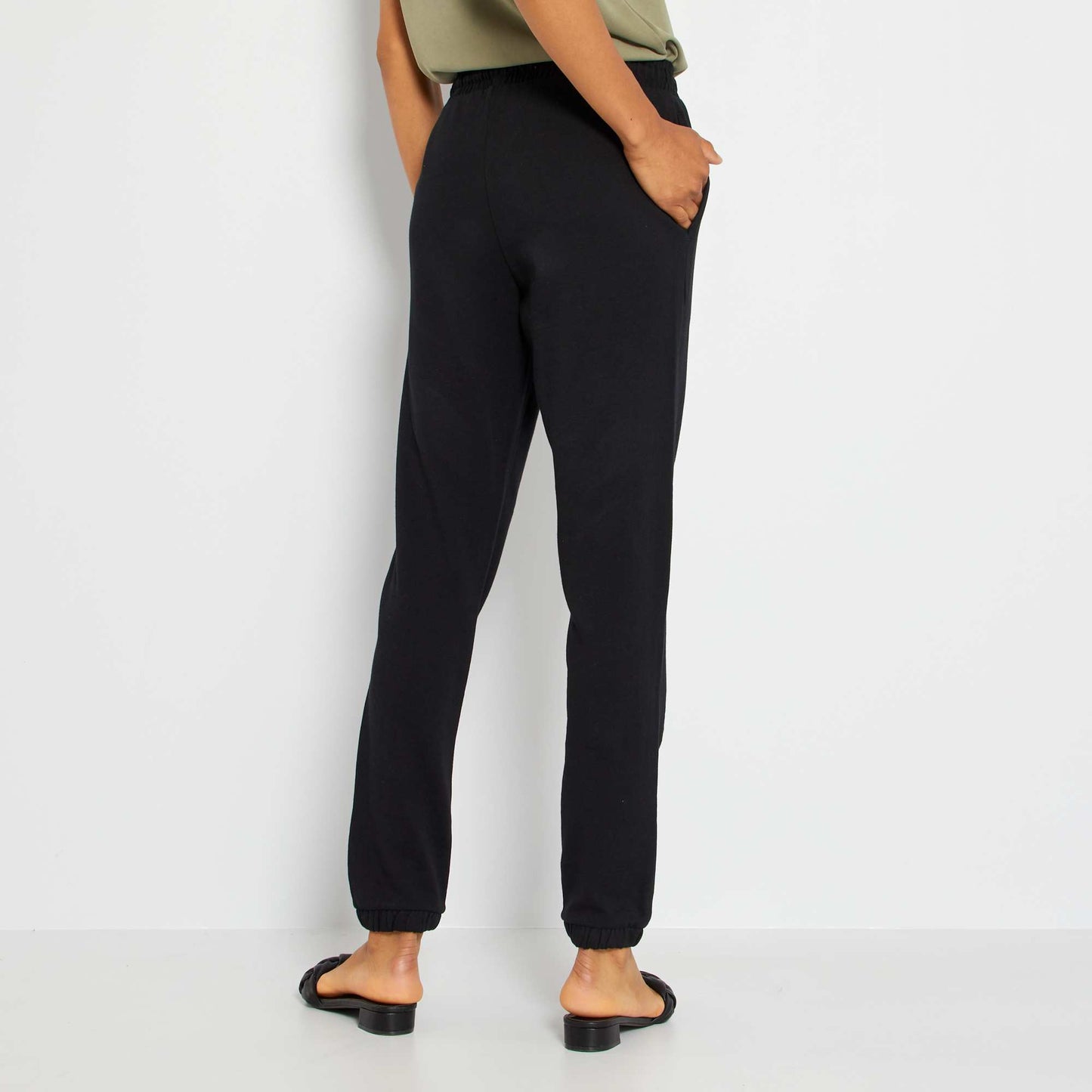 Pantalon de sport en molleton noir