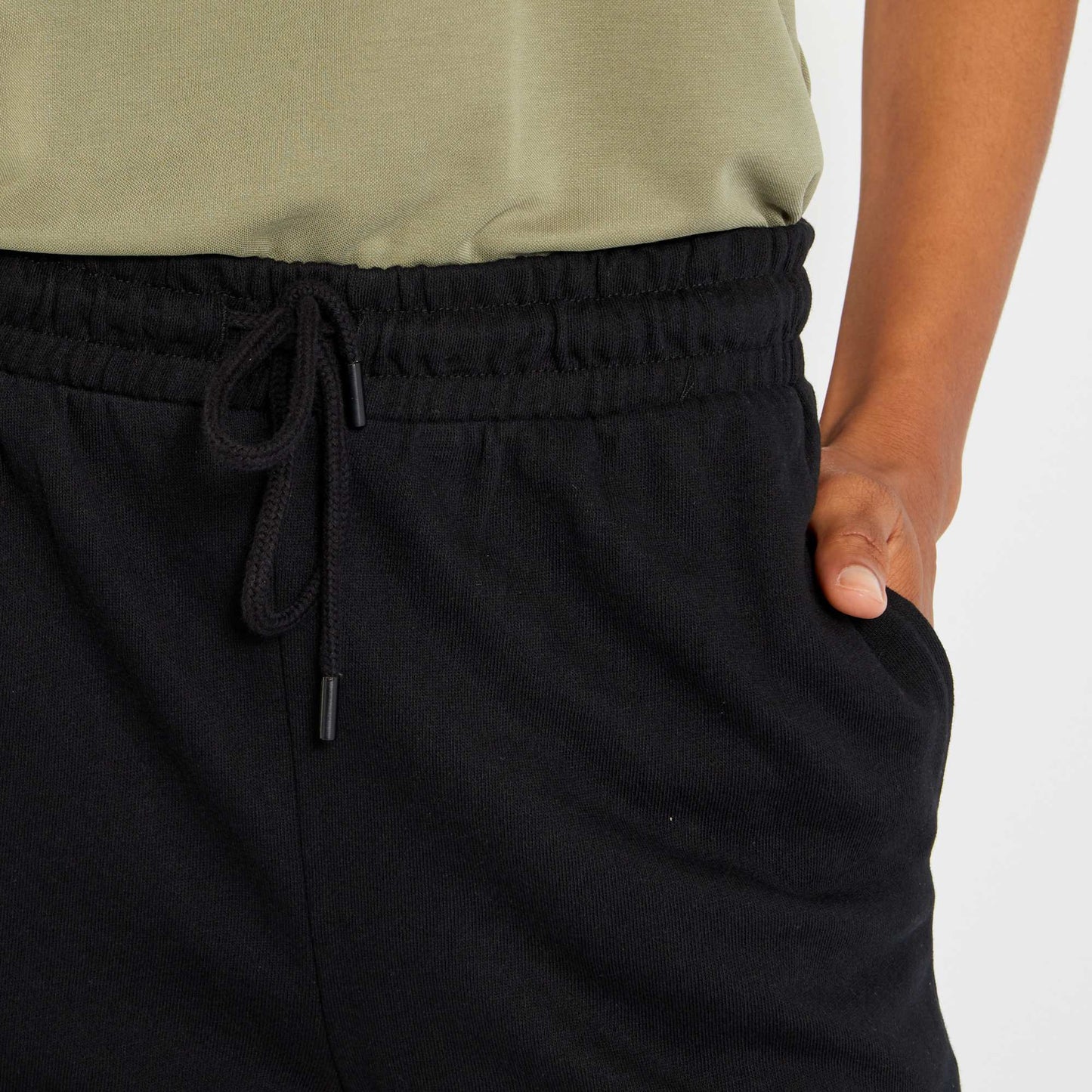 Pantalon de sport en molleton noir