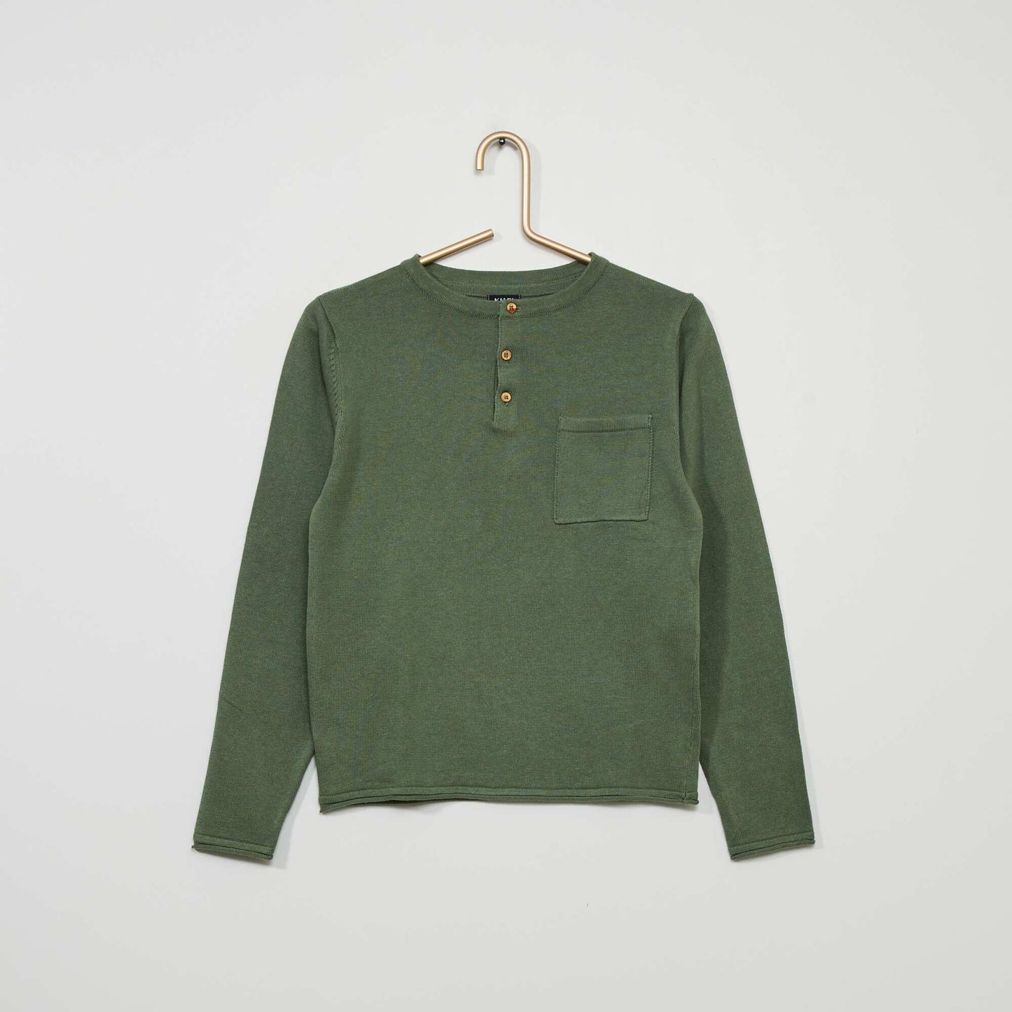 Pull col tunisien Vert