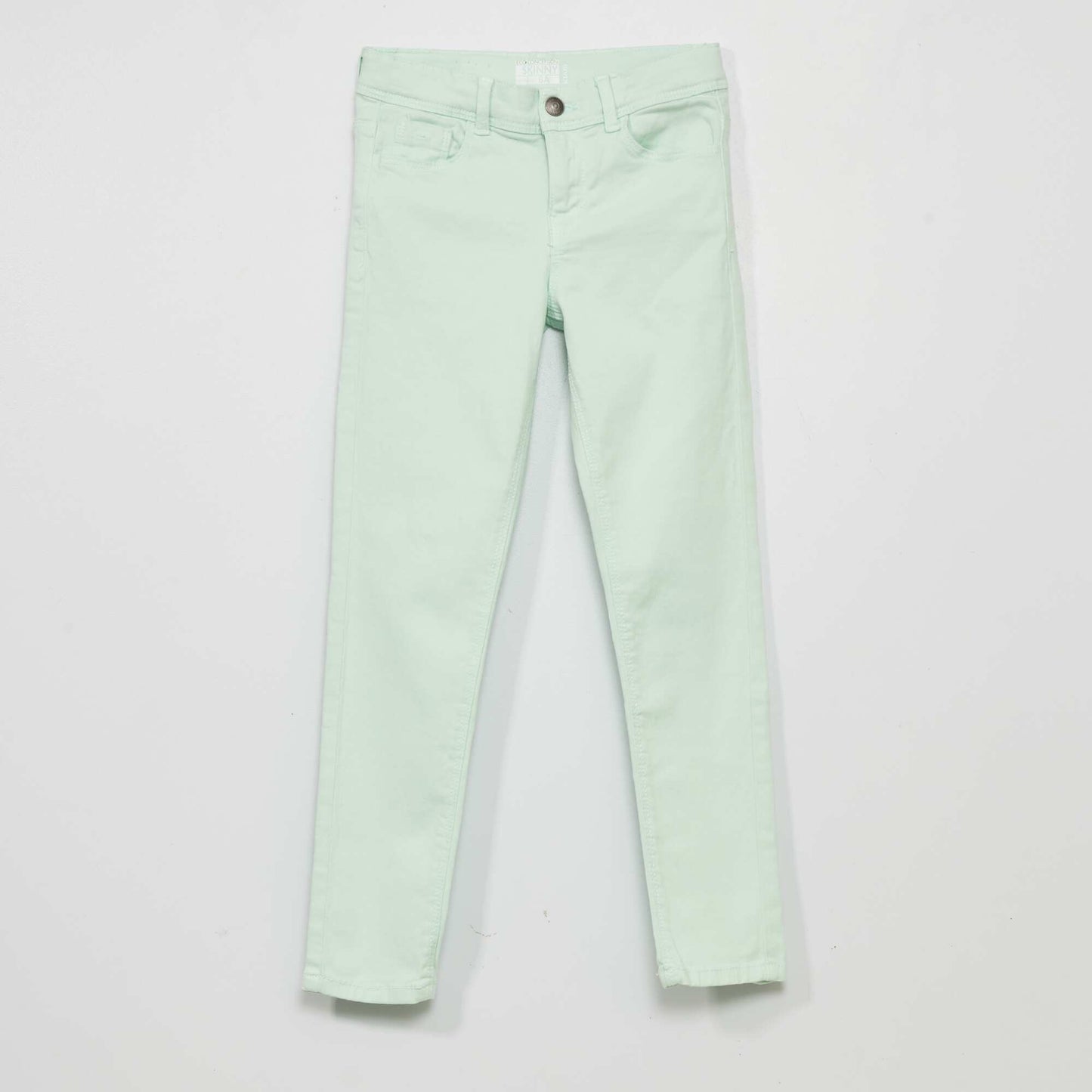 Jean skinny 5 poches VERT