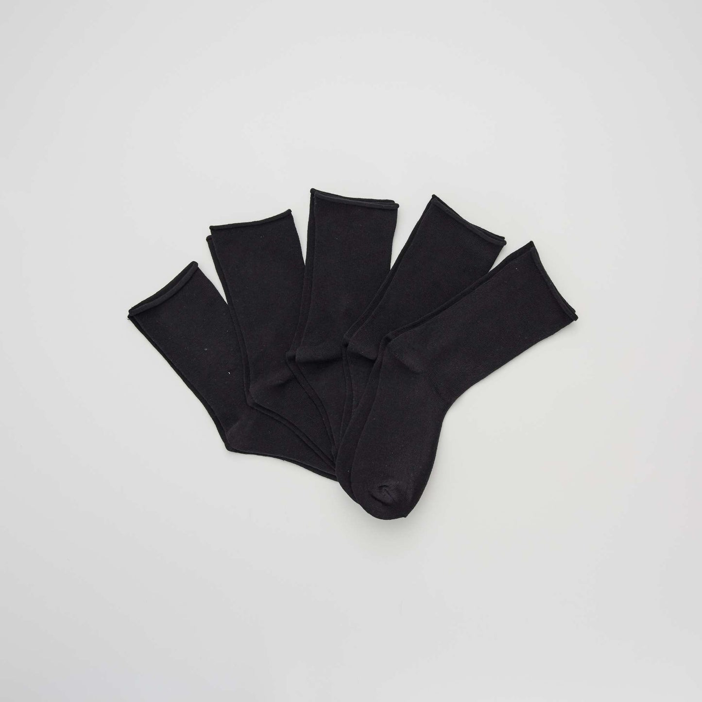 Lot de 5 paires de chaussettes noir