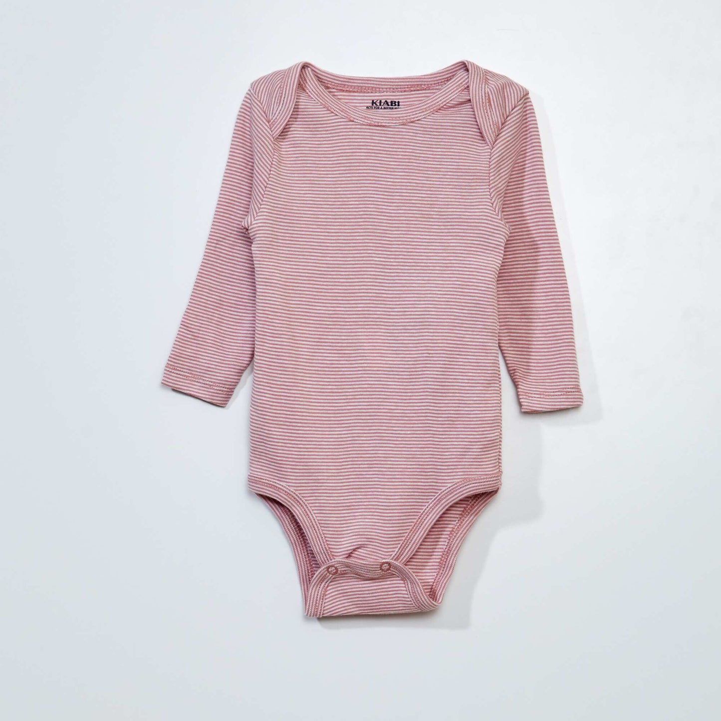 Lot de 3 bodies manches longues Rose