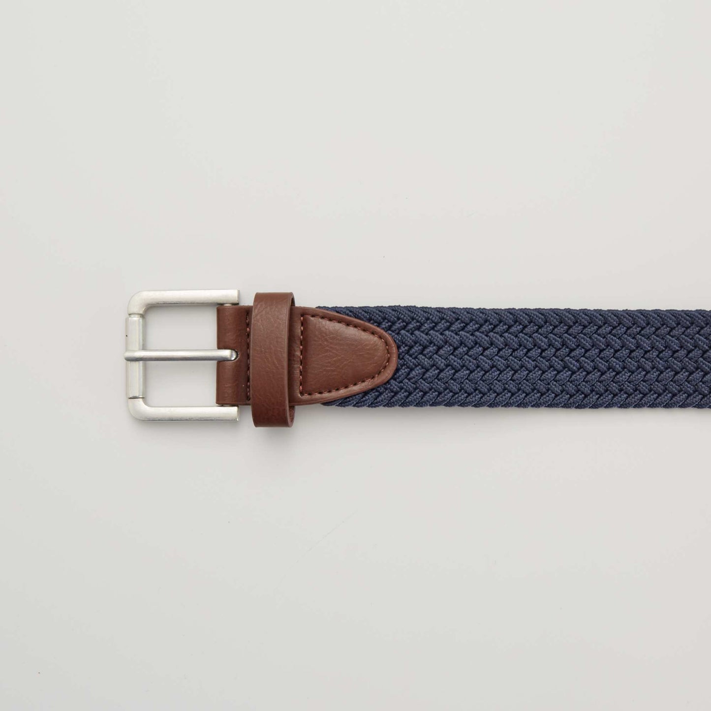 Ceinture tress e lastique bleu marine