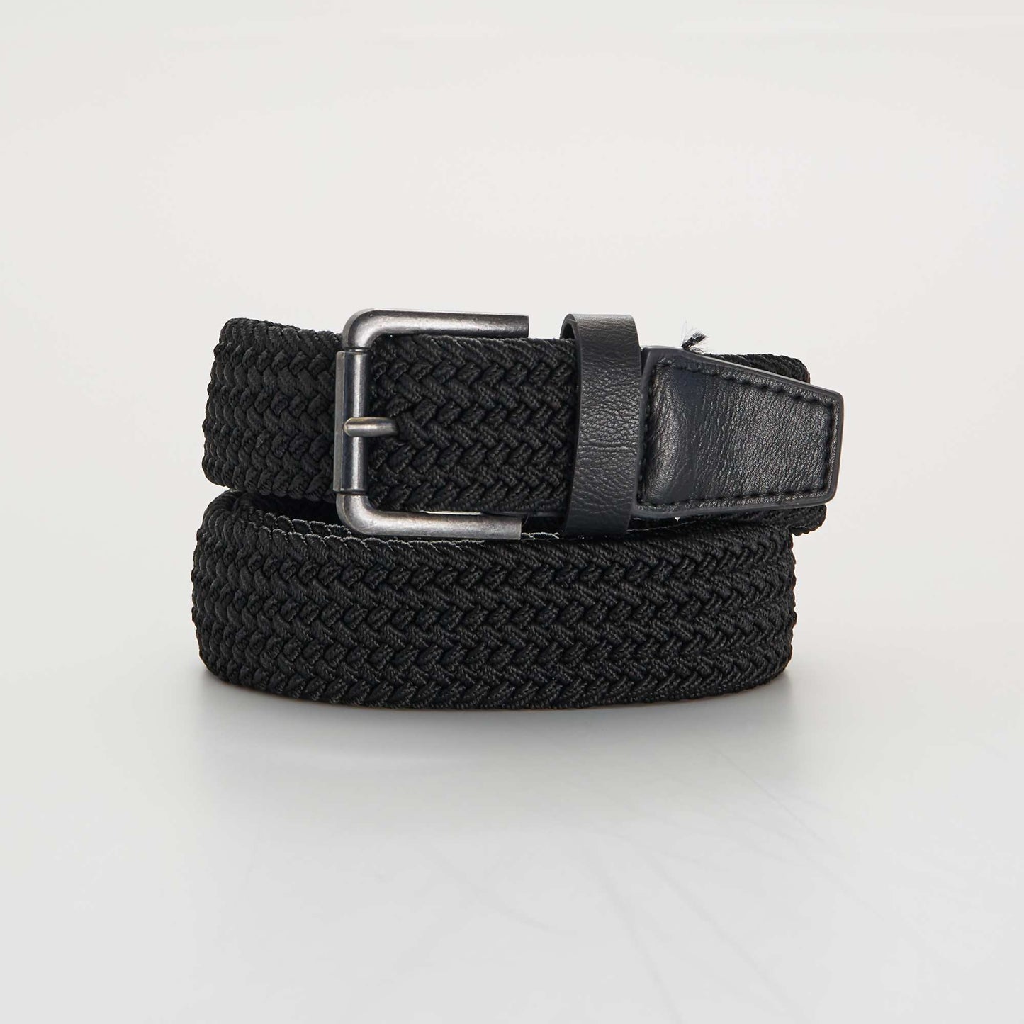 Ceinture tress e lastique noir