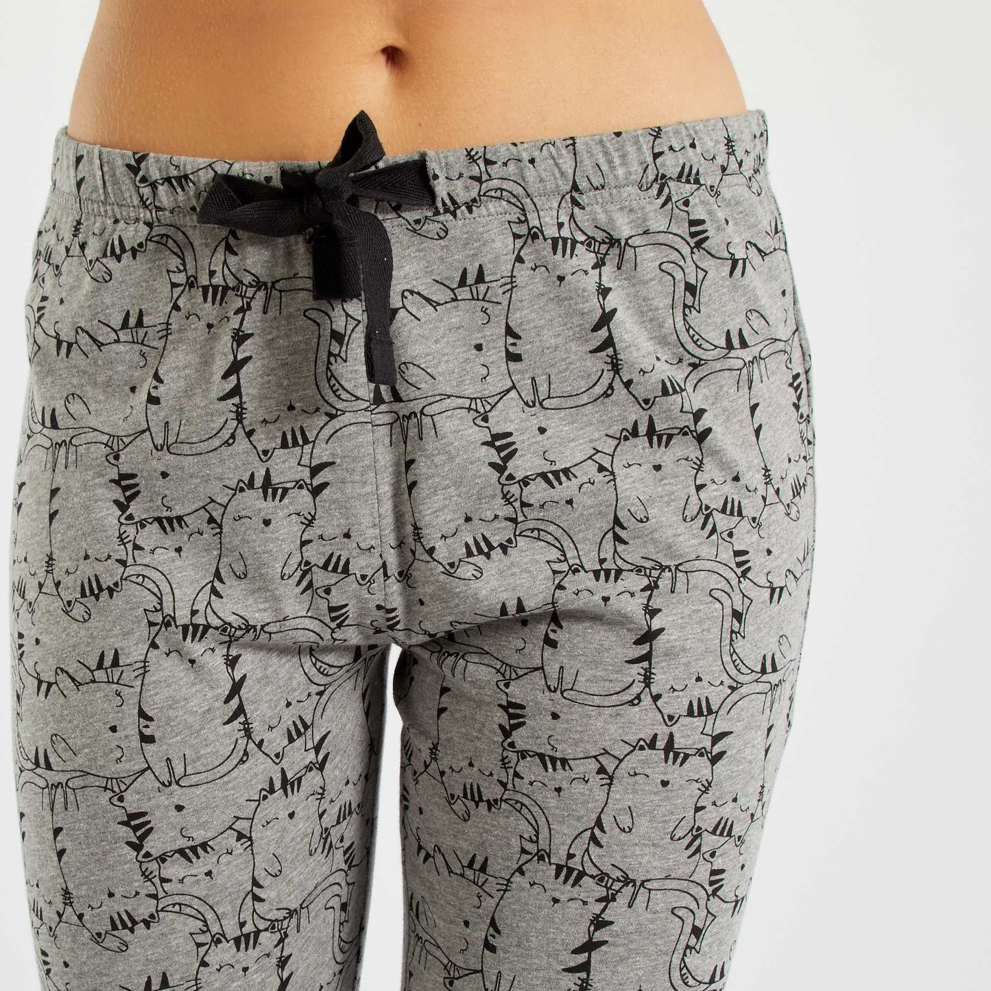 Ensemble en jersey - 2 pi ces gris chin fonc