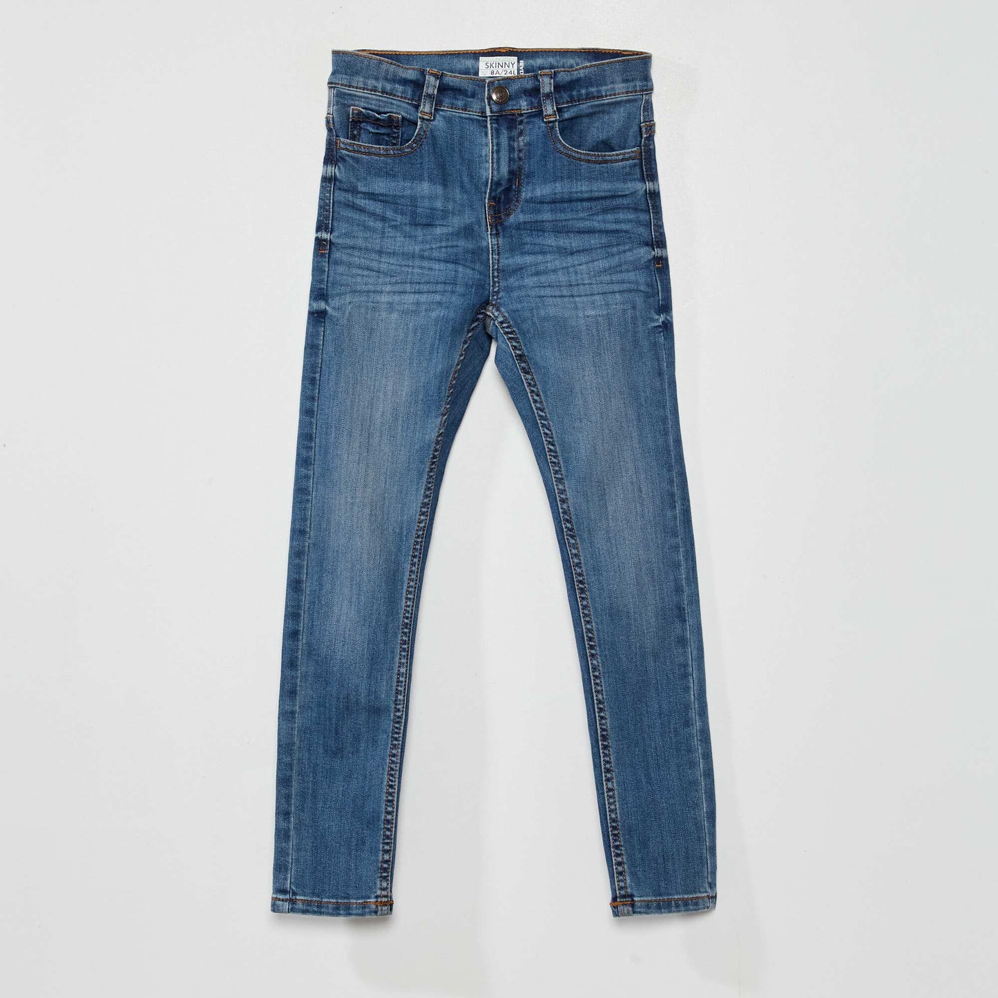 Jean skinny stretch r sistant bleu brut