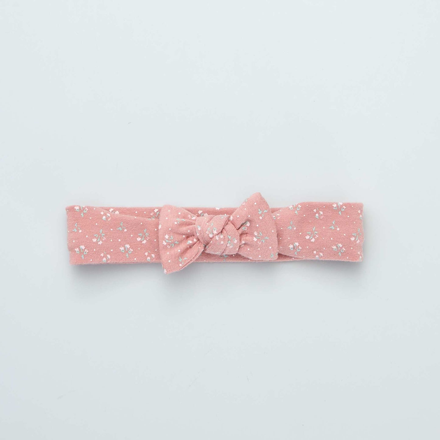 Bandeau avec n ud Rose