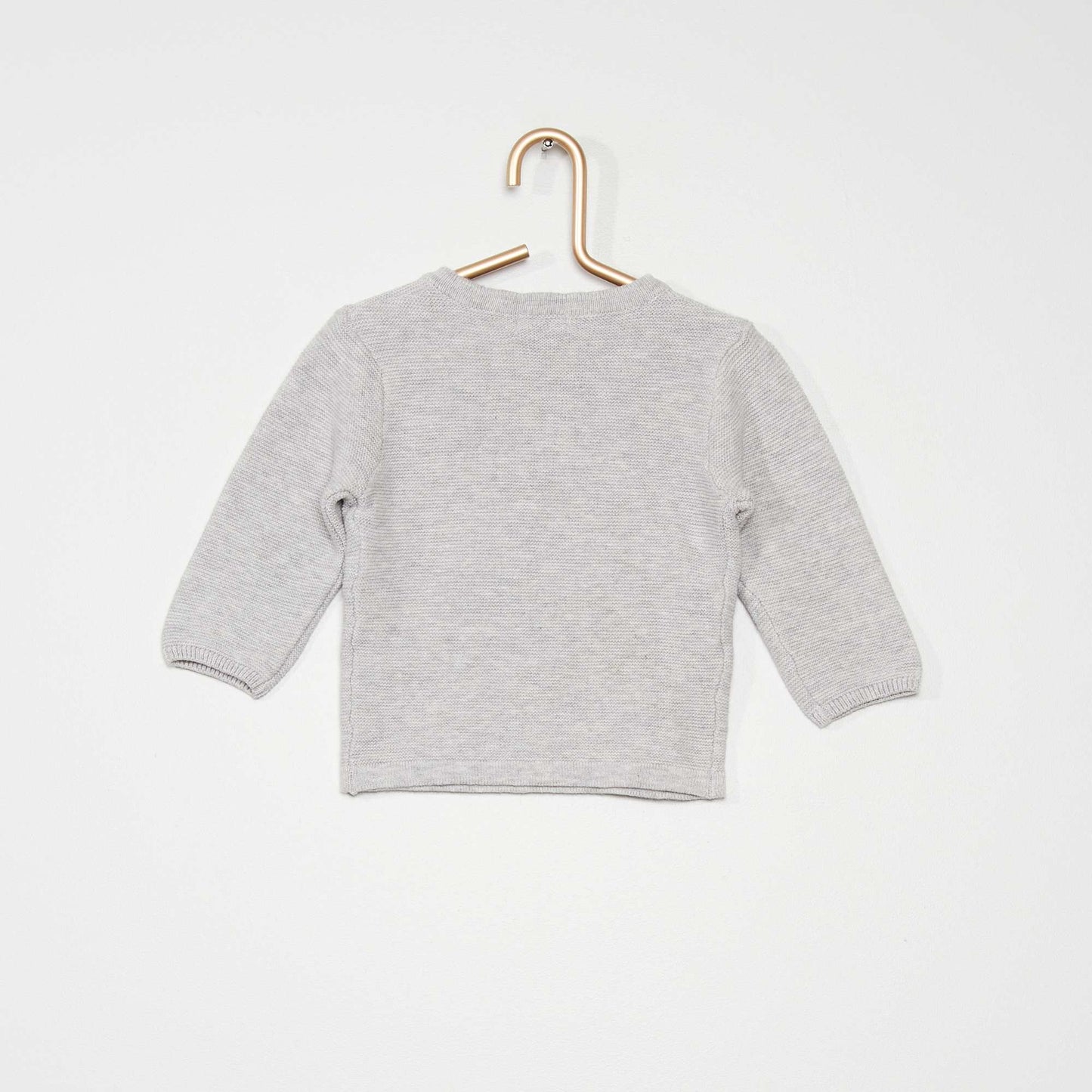 Gilet asym trique gris clair