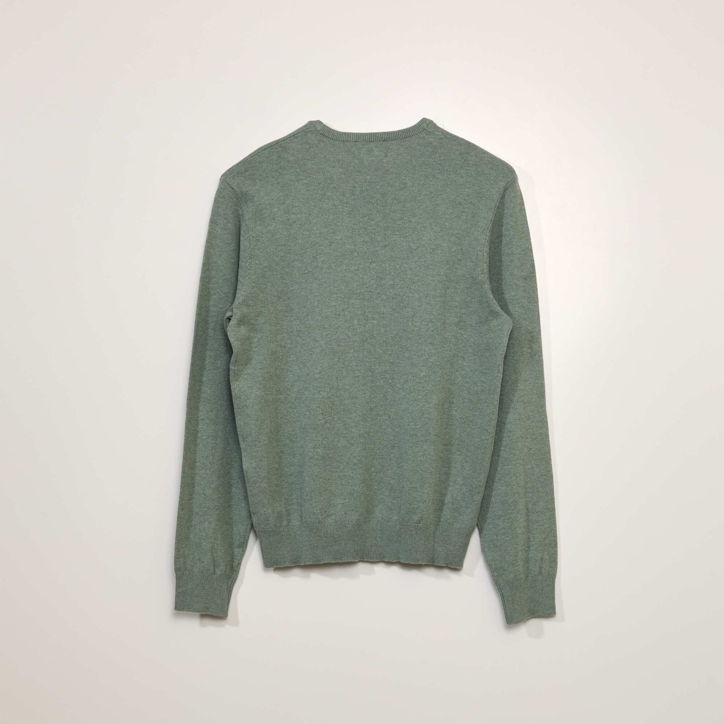 Pull uni col rond Vert