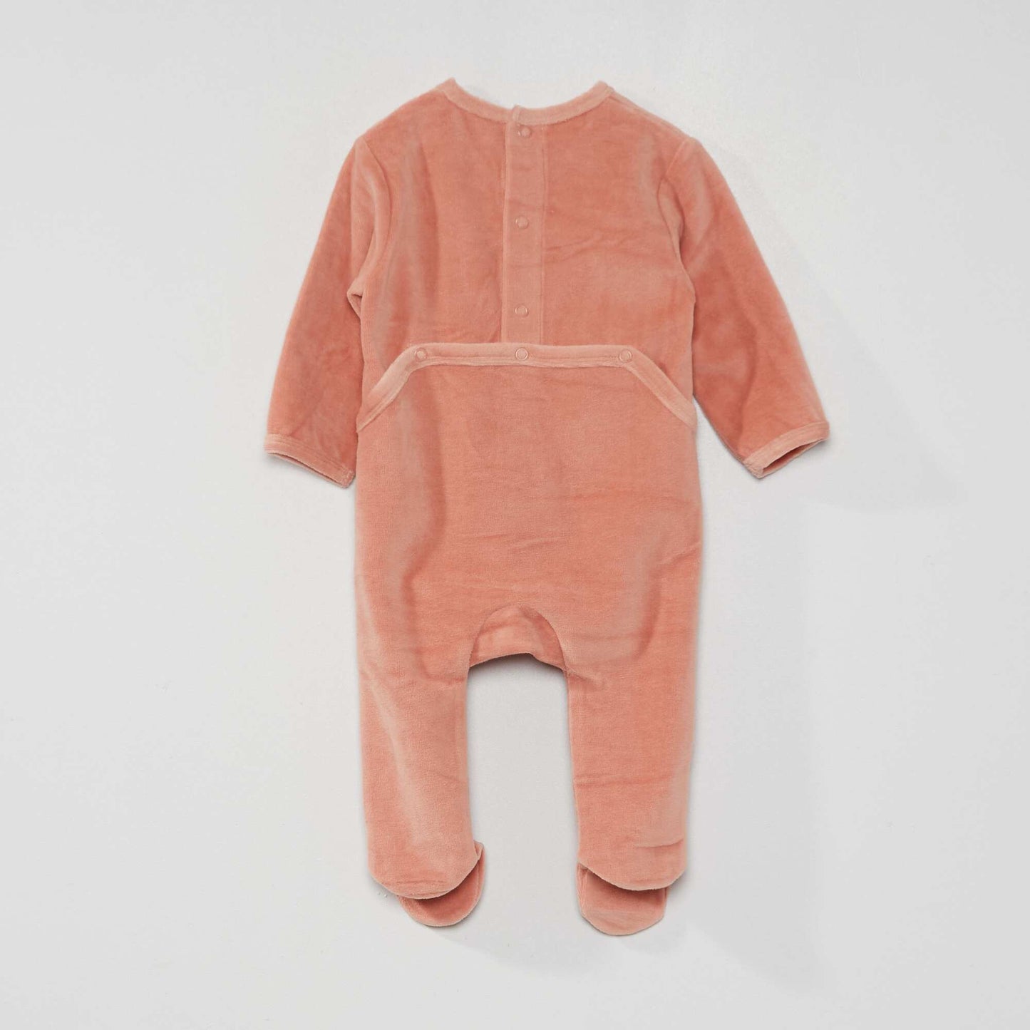 Pyjama en velours Rose 'danse'
