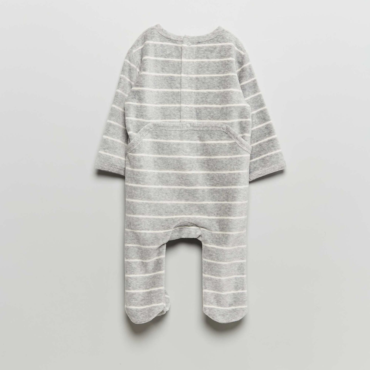Pyjama en velours Gris 'petit chaton'
