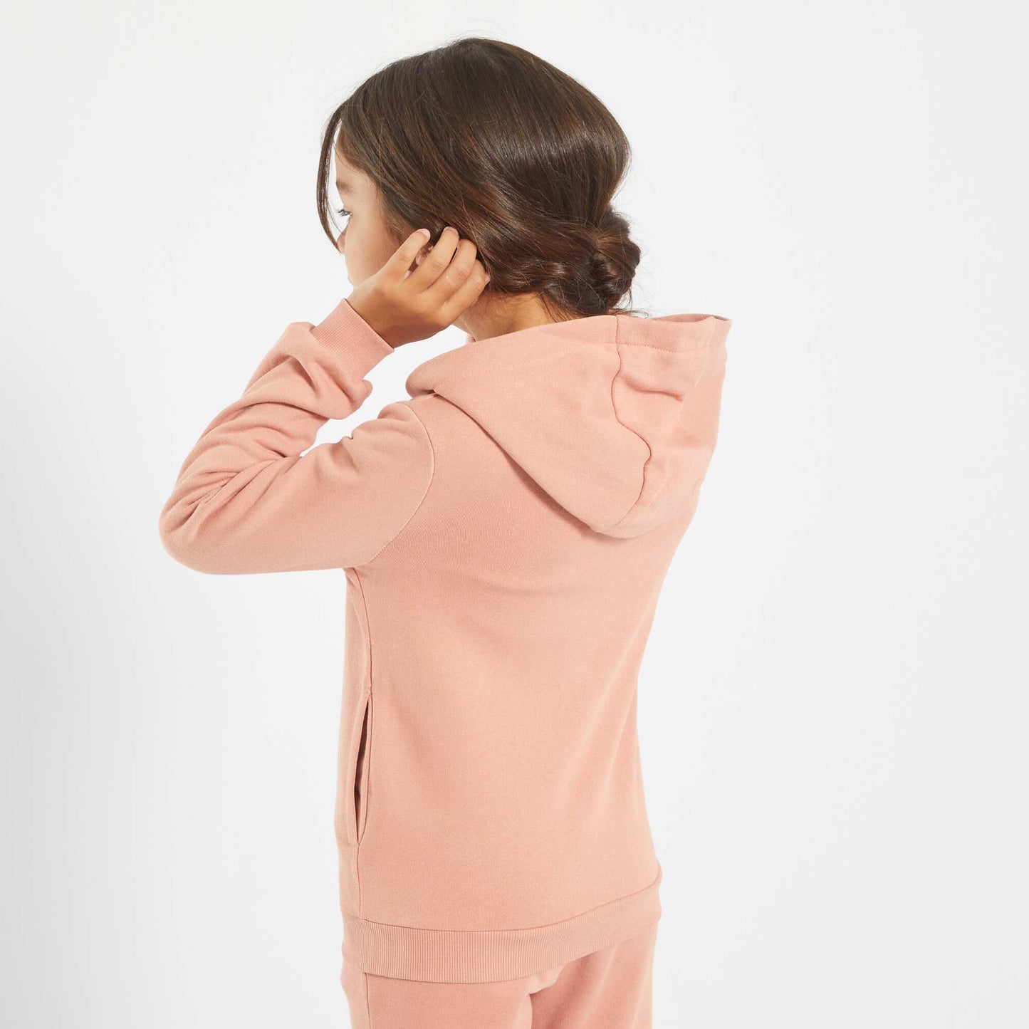 Veste capuche rose