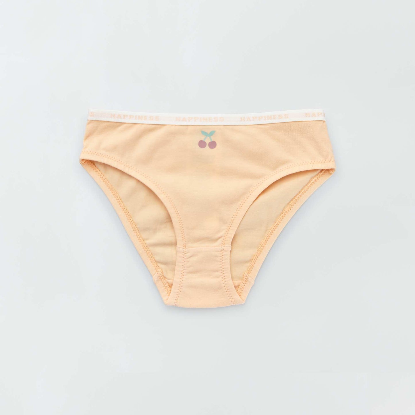Lot 4 culottes en coton Blanc/orange/violet
