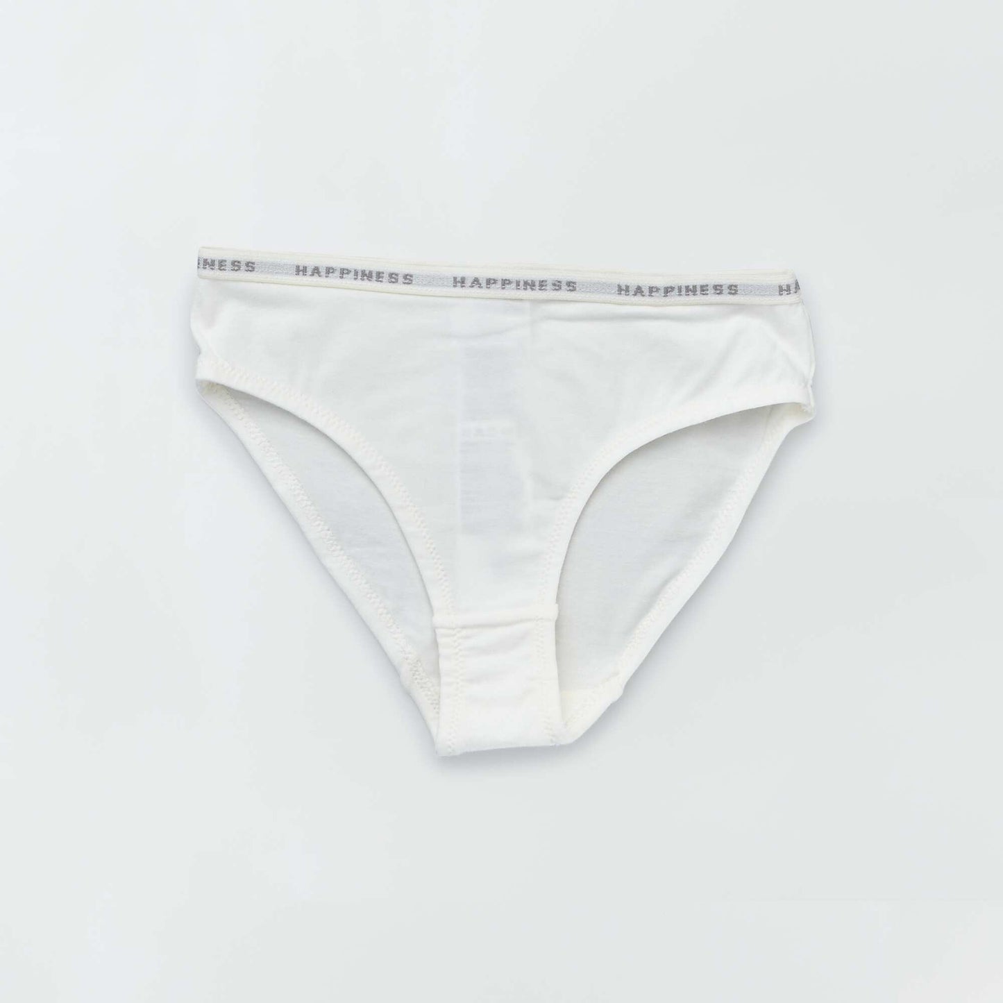Lot 4 culottes en coton Blanc/gris