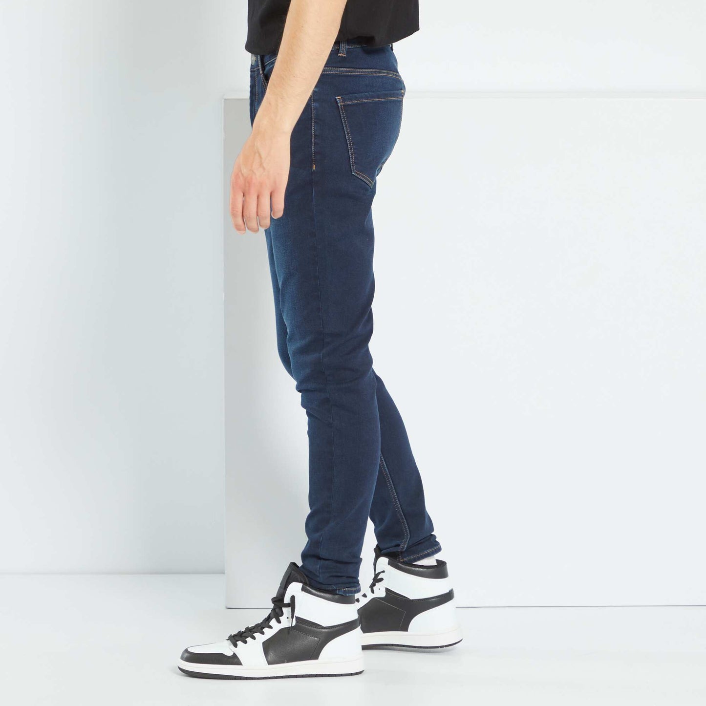 Jean skinny denim stretch Bleu