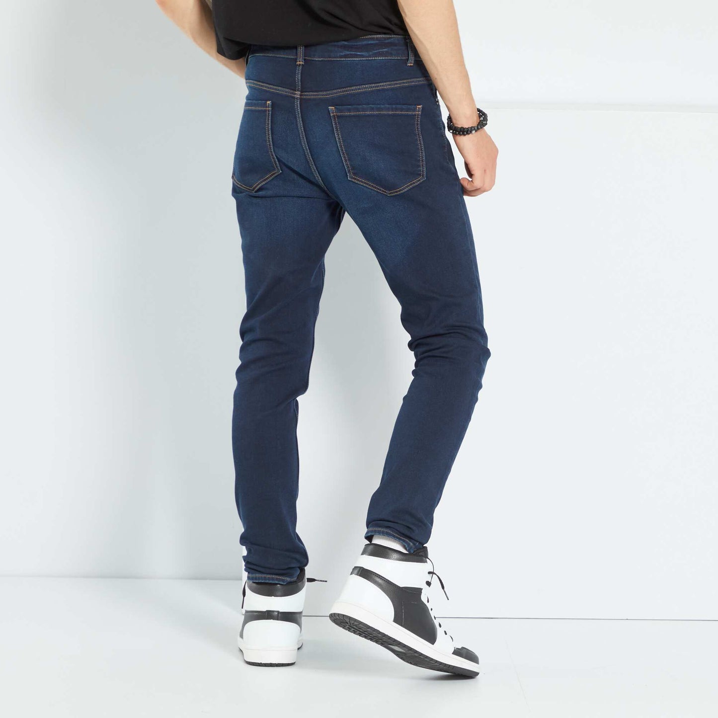 Jean skinny denim stretch Bleu