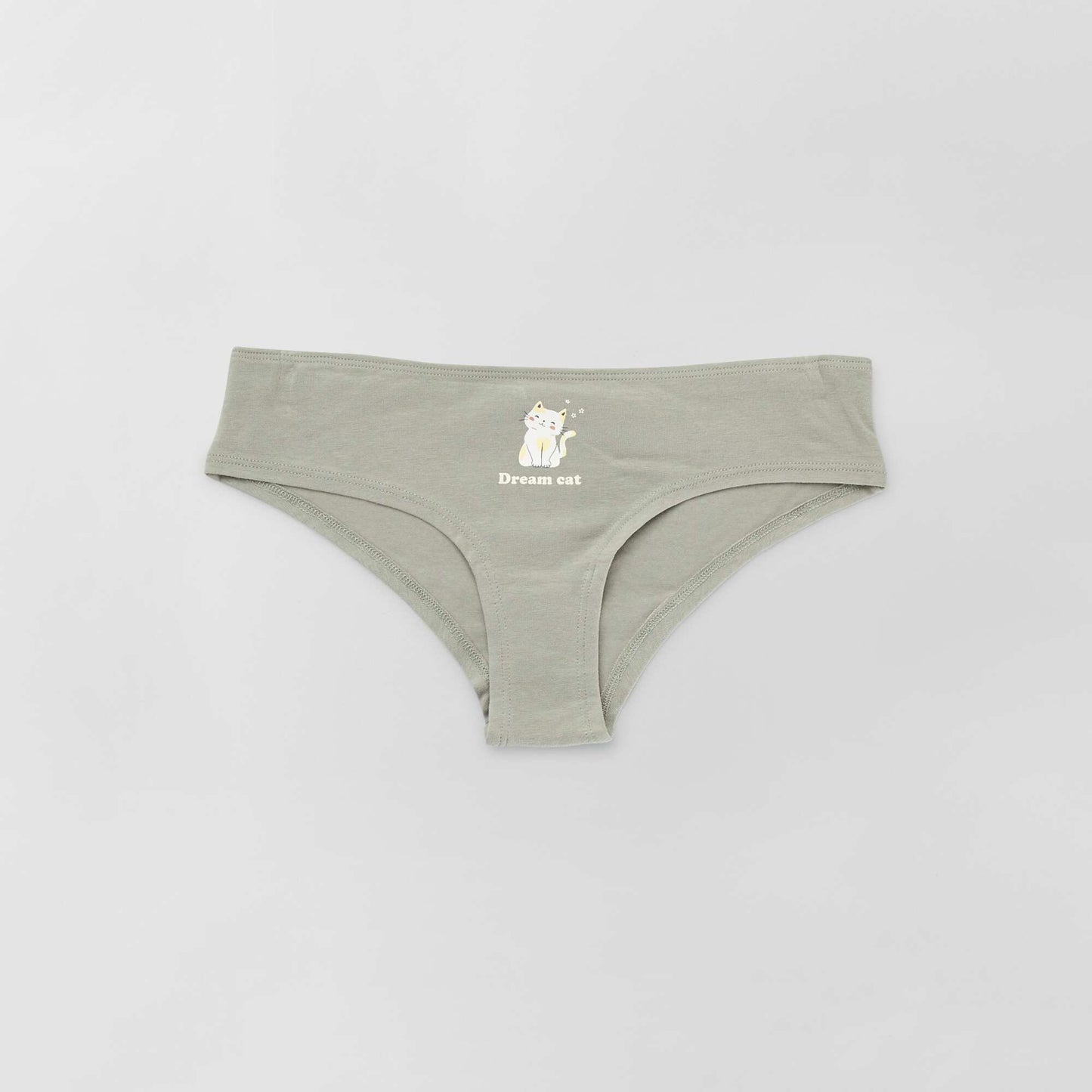 Lot de 3 shortys avec imprim s fantaisie Kaki/rose/gris