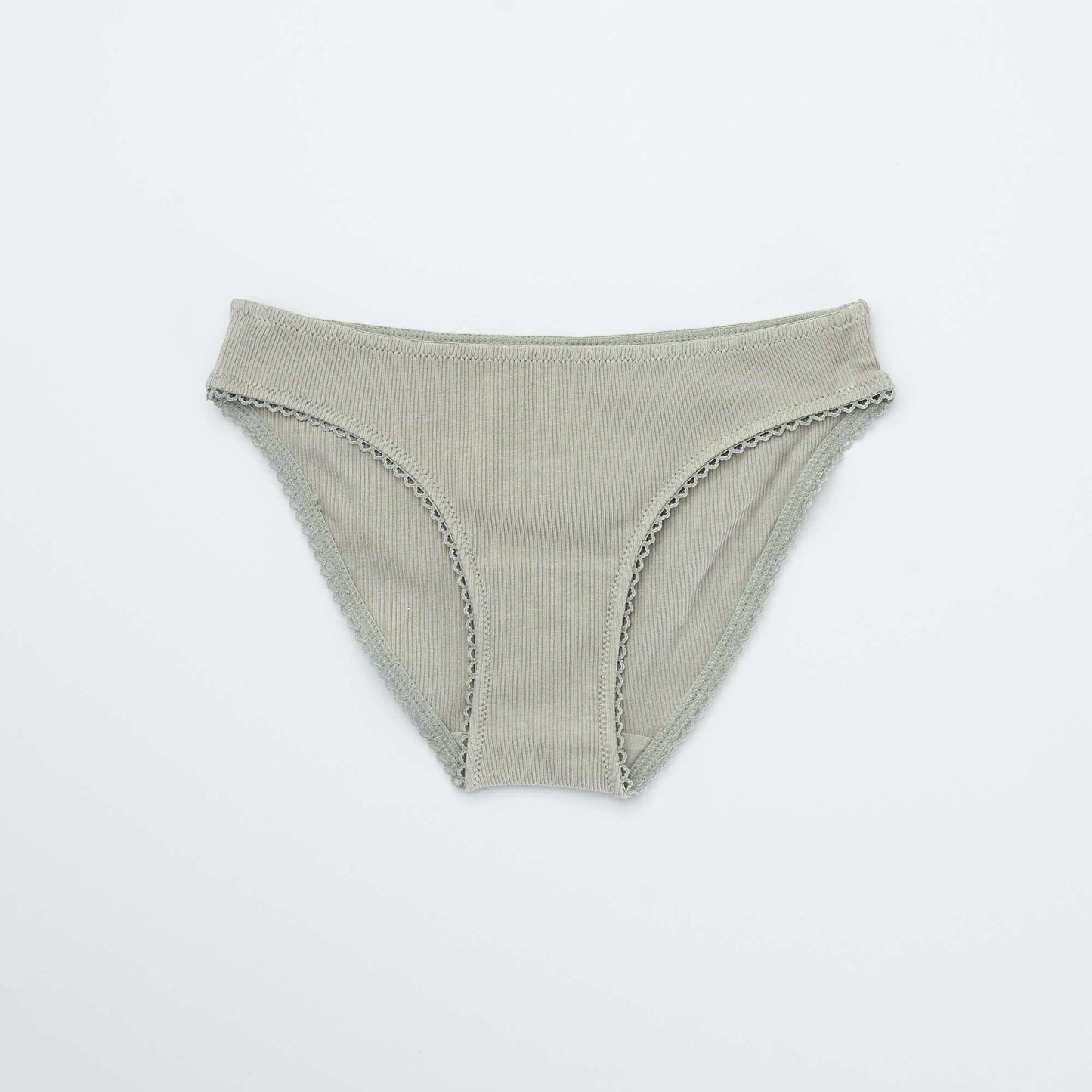Culotte en maille c tel e - Lot de 2 Noir/vert