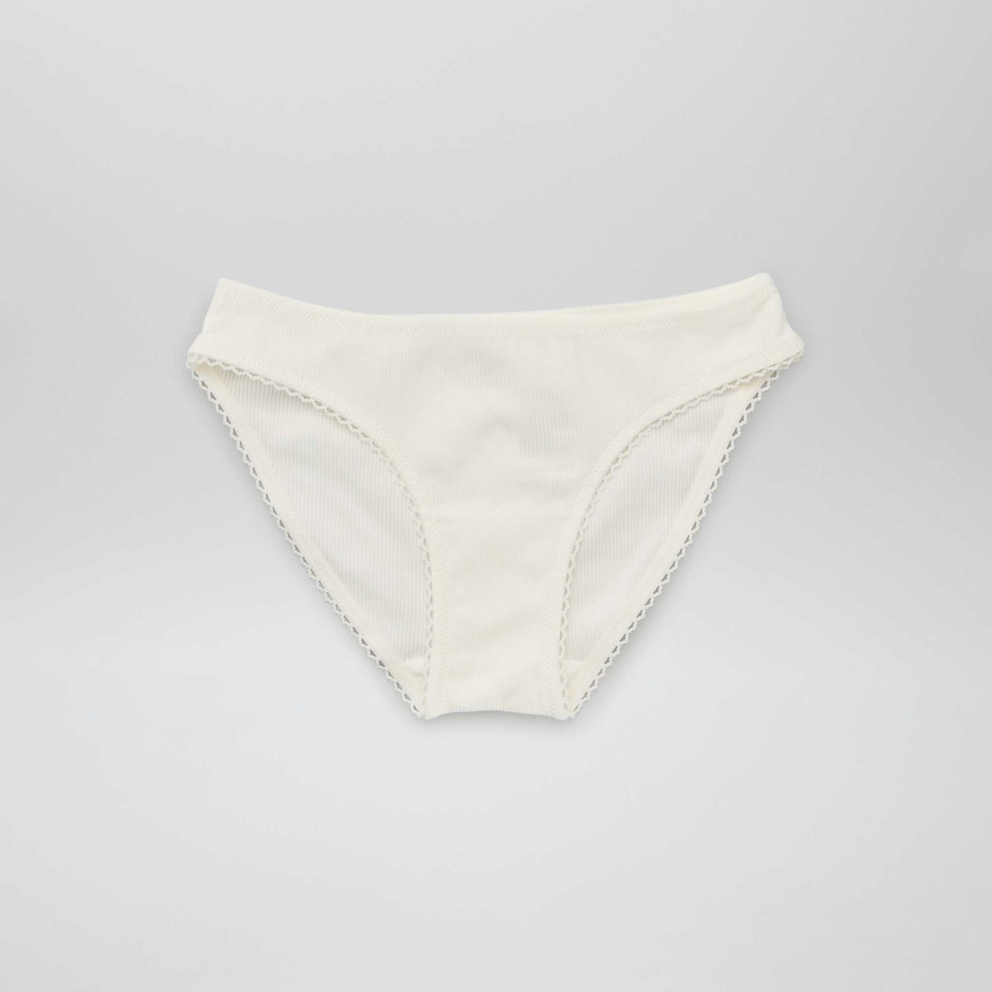 Culotte en maille c tel e - Lot de 2 gris