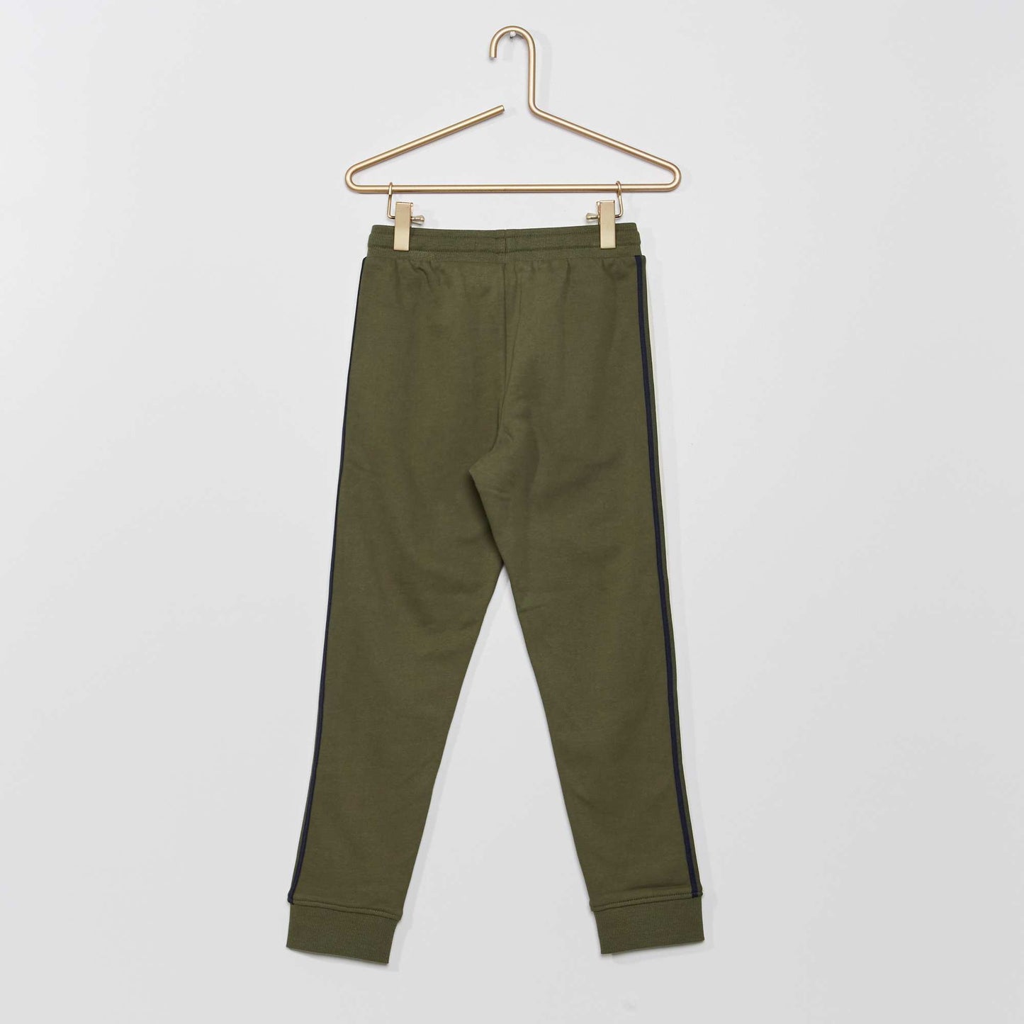 Pantalon de jogging avec bandes contrastantes Vert