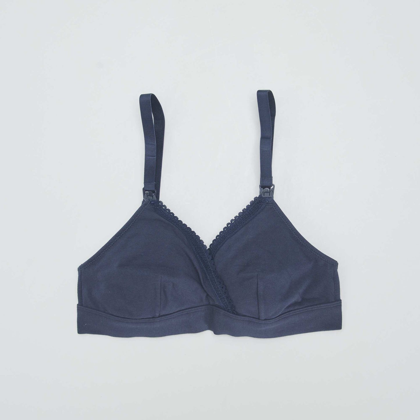 Lot de 2 soutiens-gorge d'allaitement en coton Bleu
