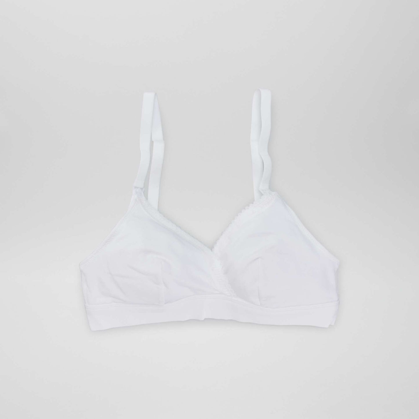 Lot de 2 soutiens-gorge d'allaitement en coton Blanc/noir