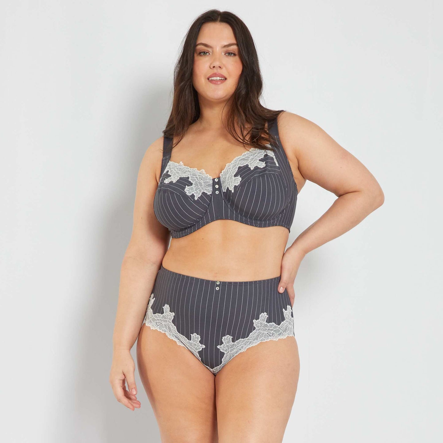 Culotte microfibre gris fonc