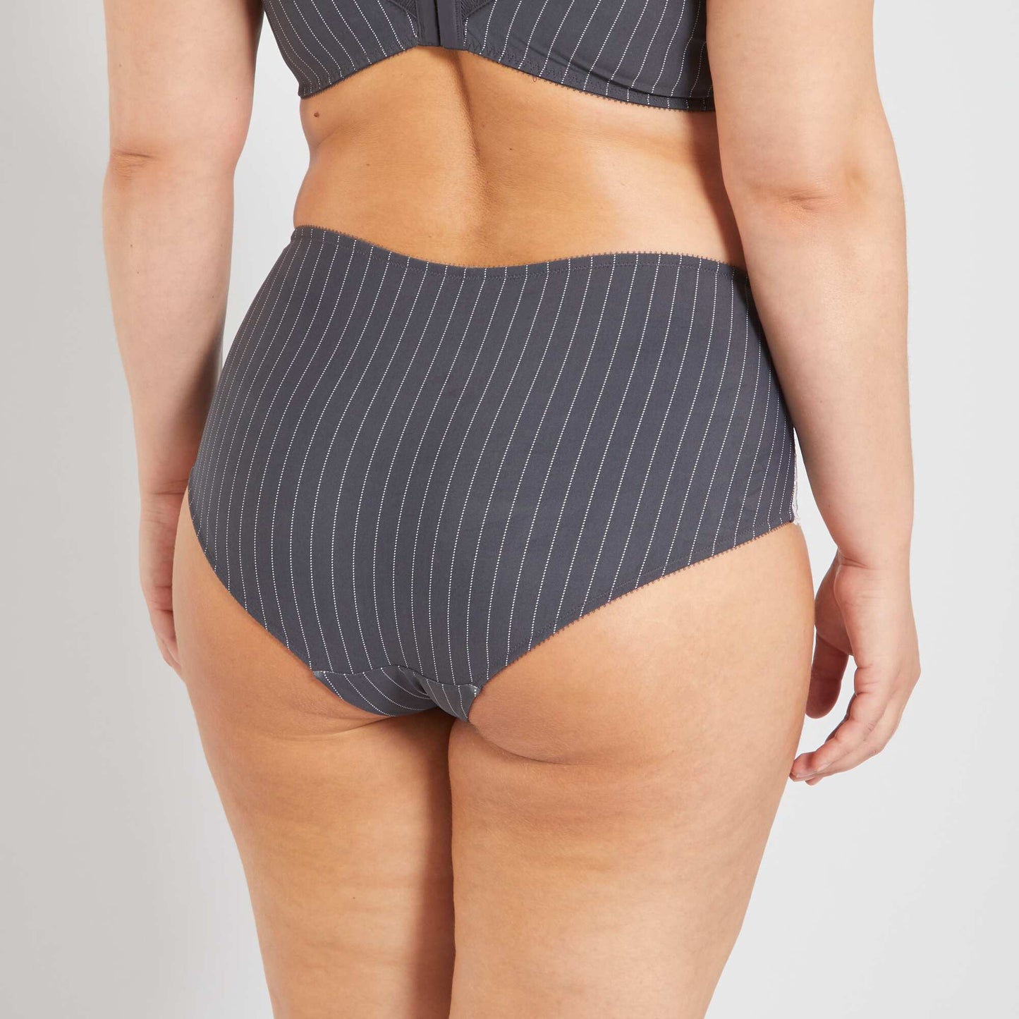 Culotte microfibre gris fonc
