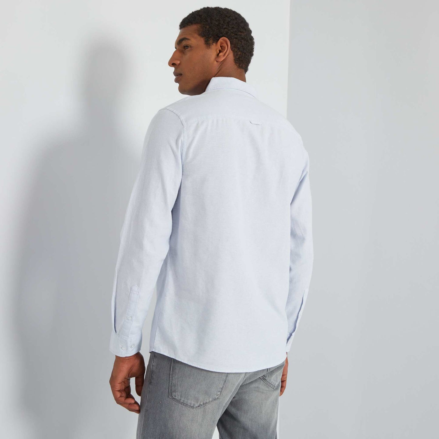 Chemise regular en oxford Bleu ciel