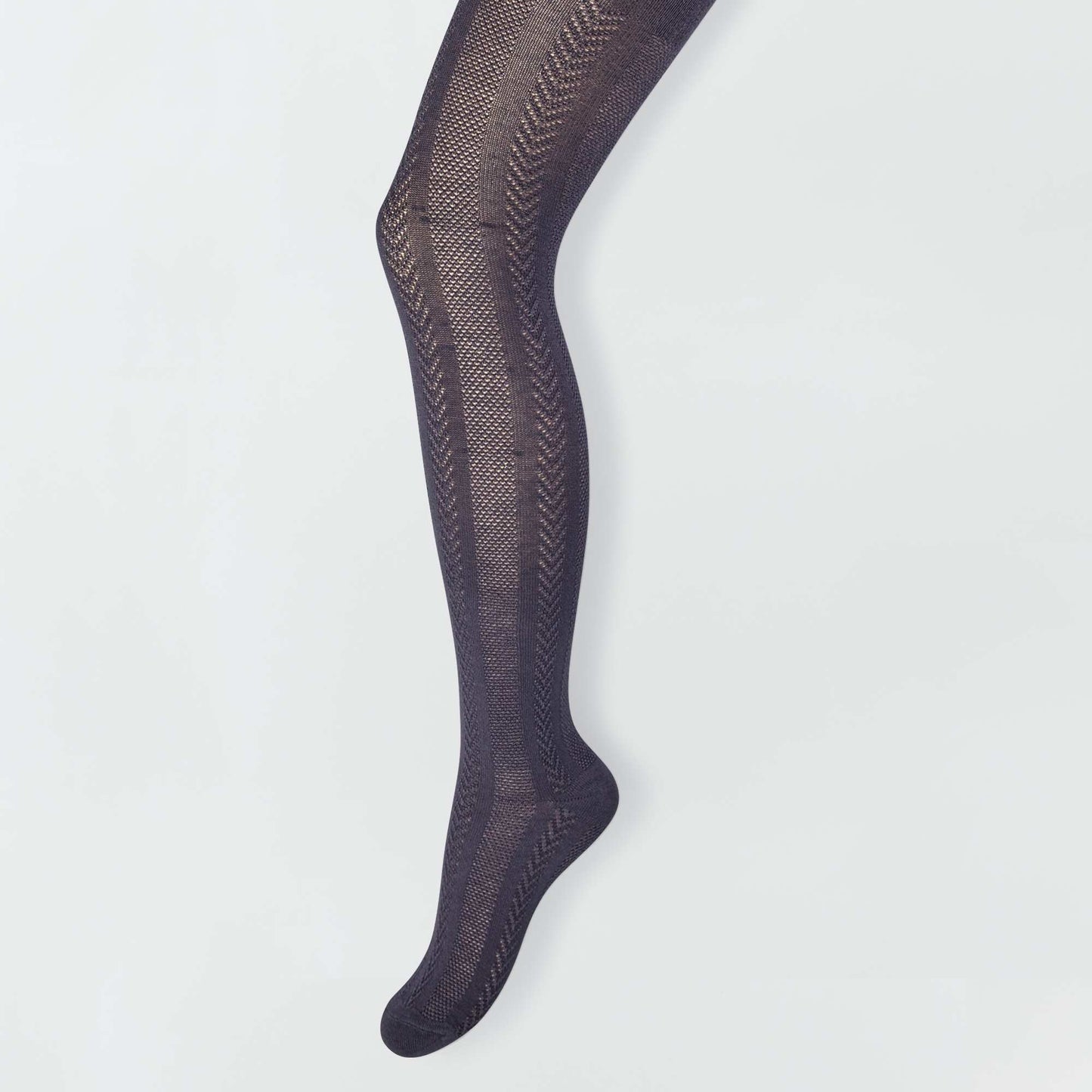 Collants chauds au toucher doux gris fonc