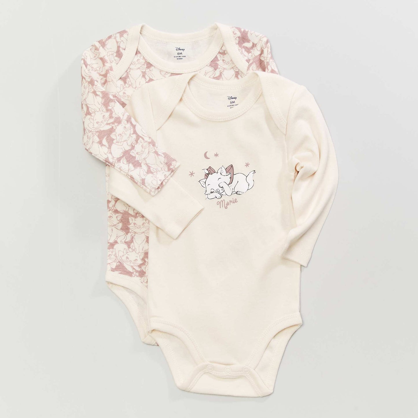 Bodies 'Disney' en jersey - Lot de 2 Rose 'Marie