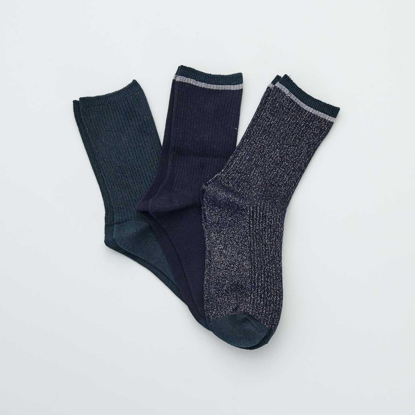 Lot de 3 paires de chaussettes Kaki