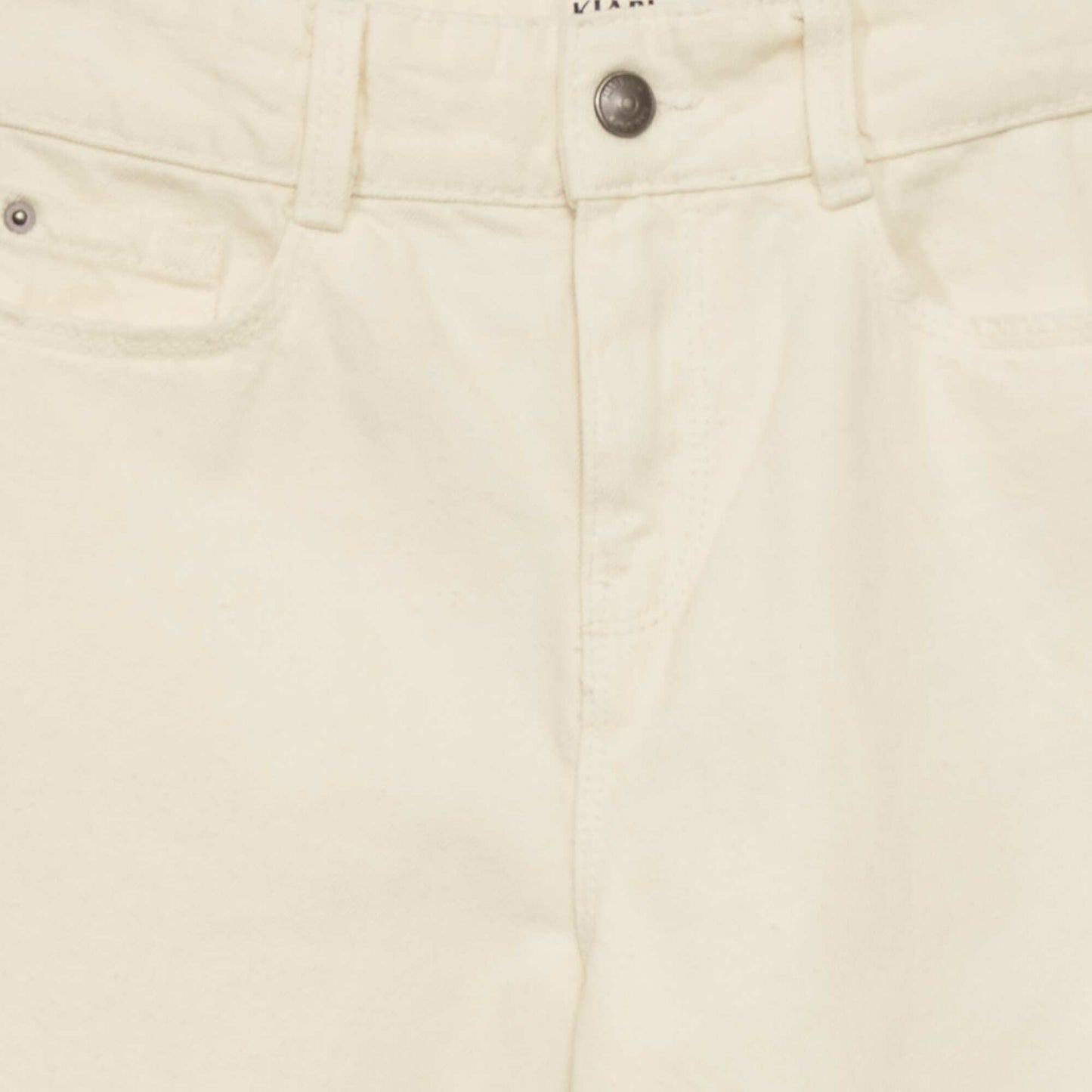 Jean large wide-leg Blanc