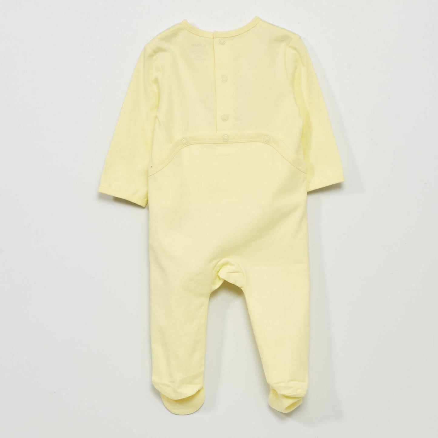 Pyjama en jersey avec imprim Jaune
