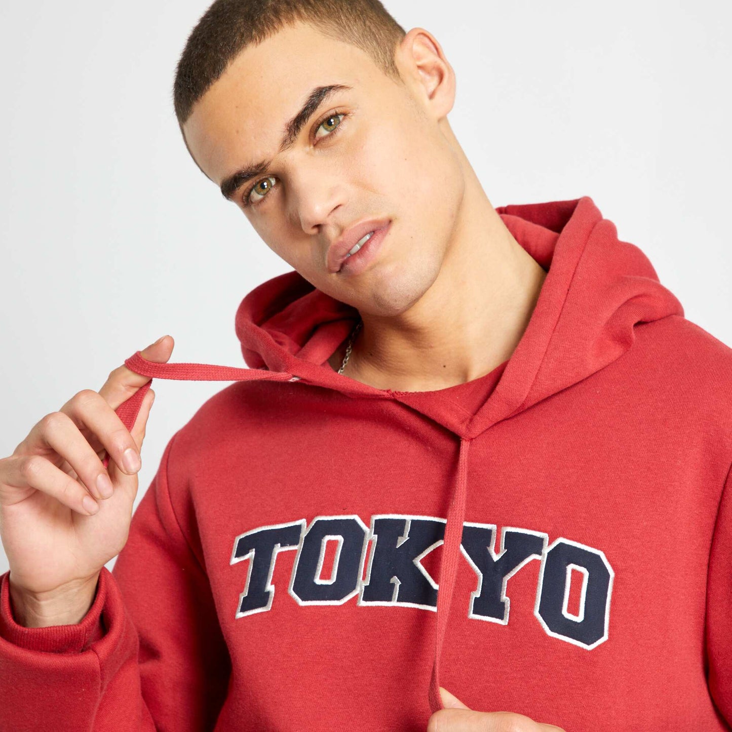 Sweat capuche 'Tokyo' Rouge